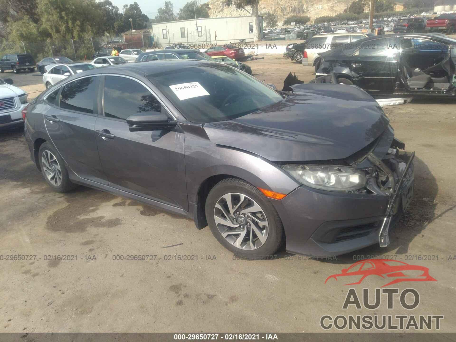 HONDA CIVIC SEDAN 2016 - 2HGFC2F75GH501992