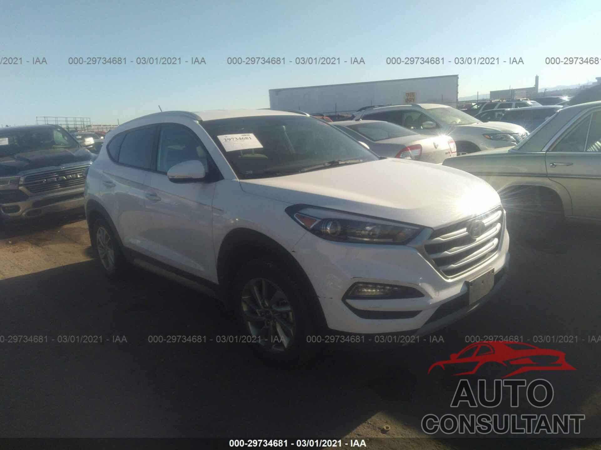 HYUNDAI TUCSON 2017 - KM8J3CA2XHU345923