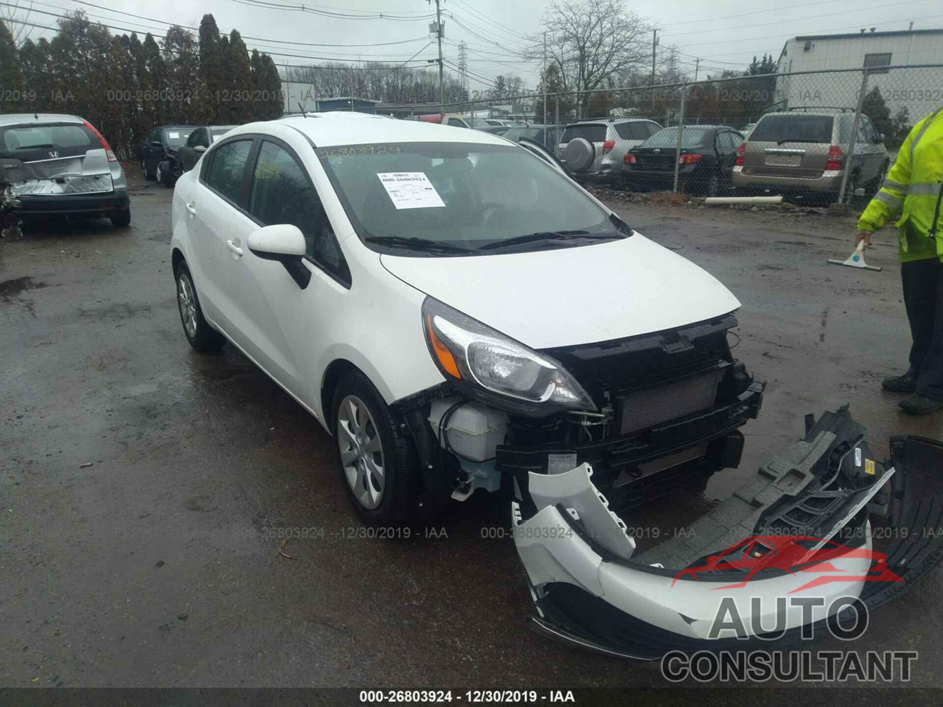 KIA RIO 2017 - KNADM4A3XH6071606