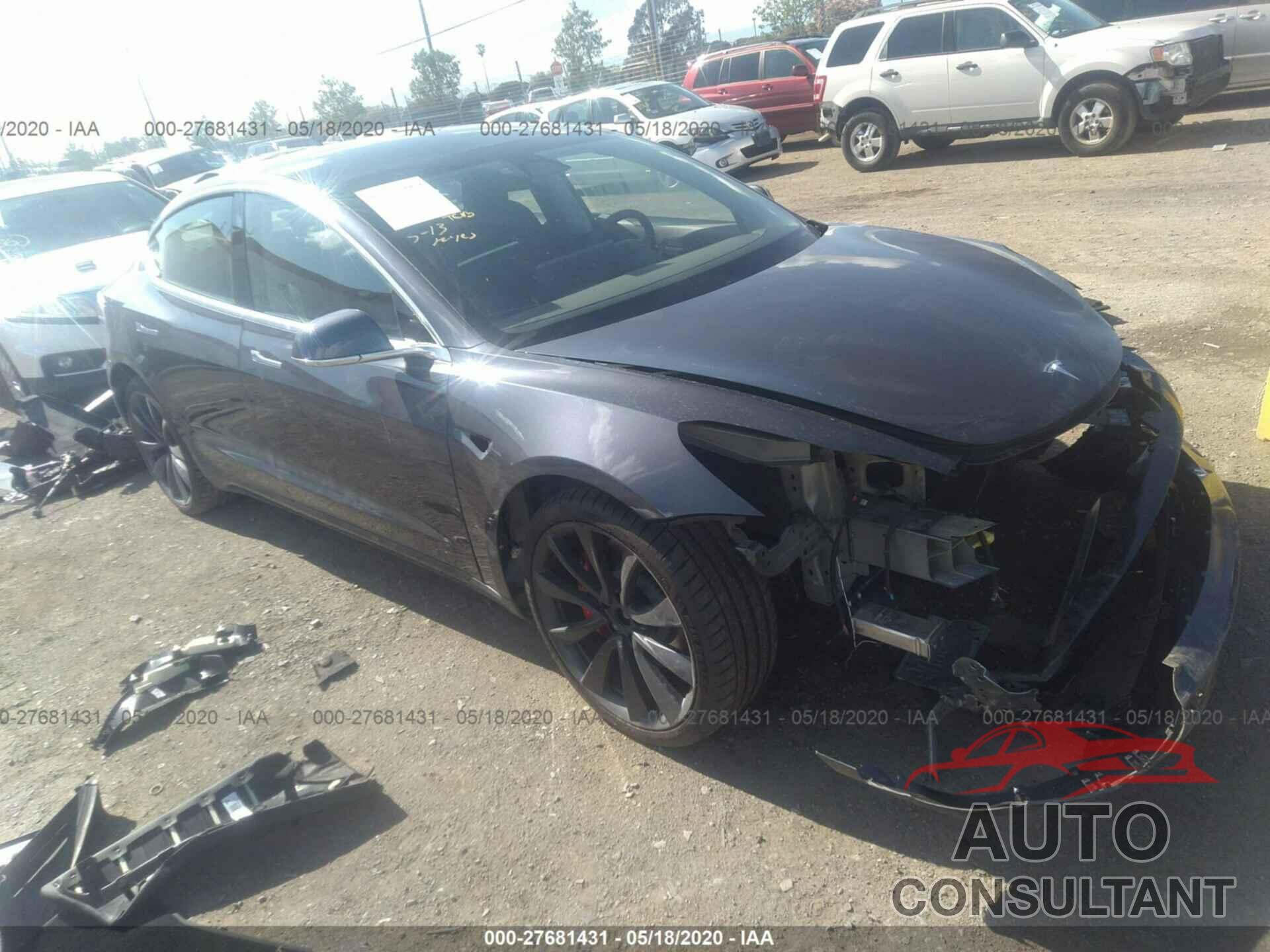 TESLA MODEL 3 2020 - 5YJ3E1ECXLF646837