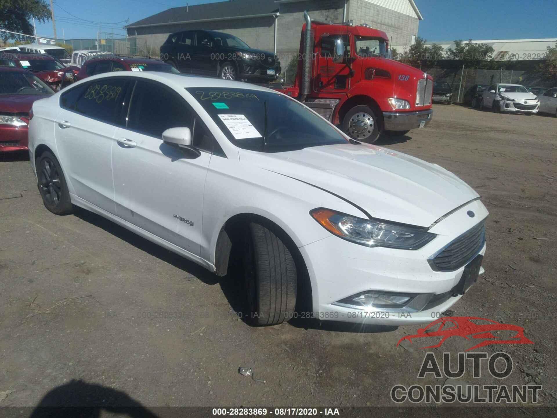 FORD FUSION HYBRID 2018 - 3FA6P0LUXJR132159