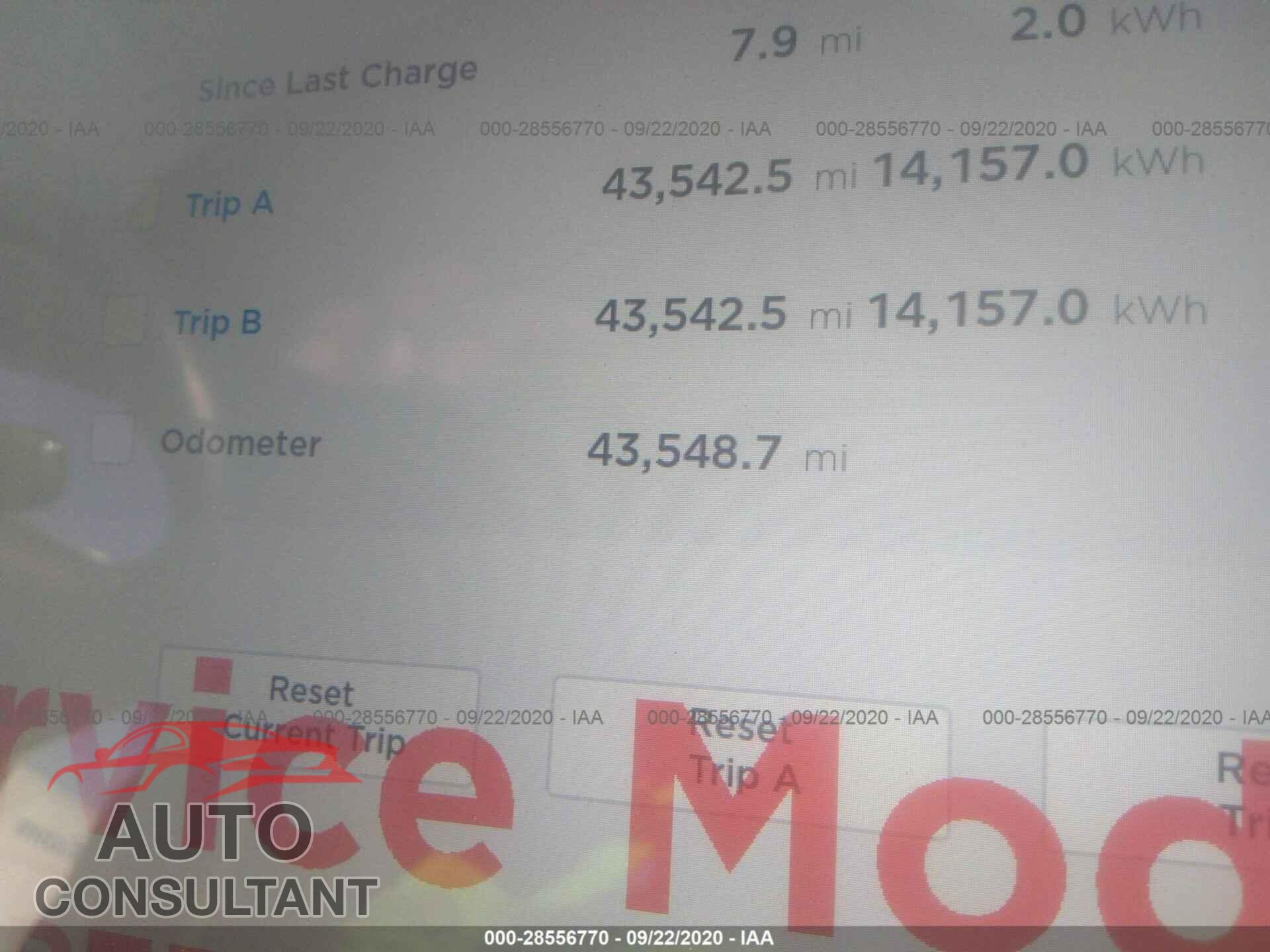 TESLA MODEL S 2017 - 5YJSA1E28HF193503