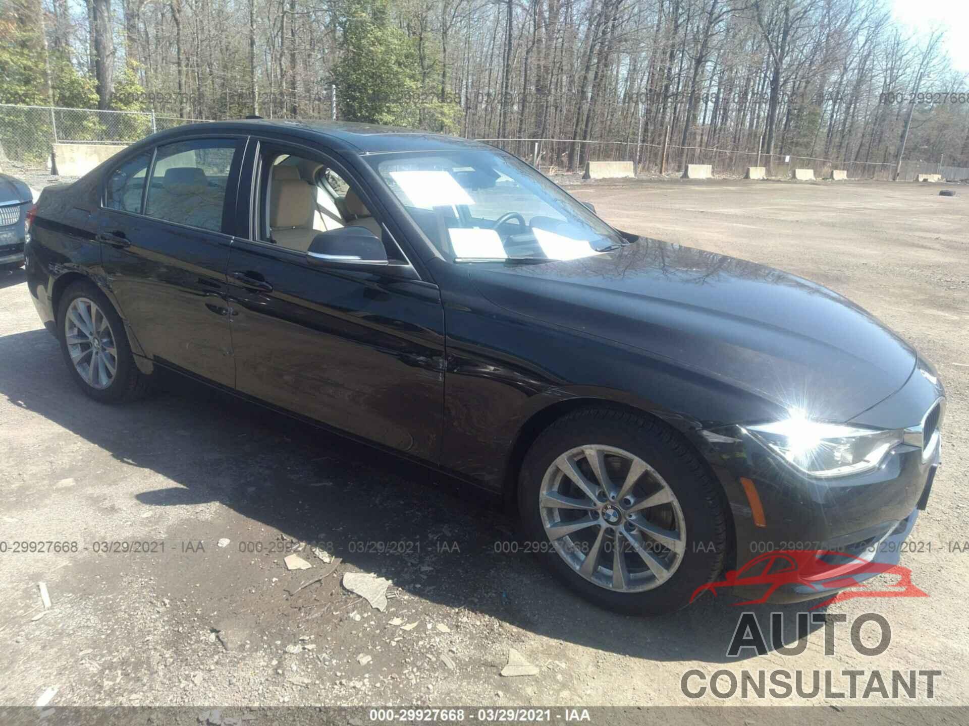BMW 3 SERIES 2018 - WBA8E1G53JNU91497