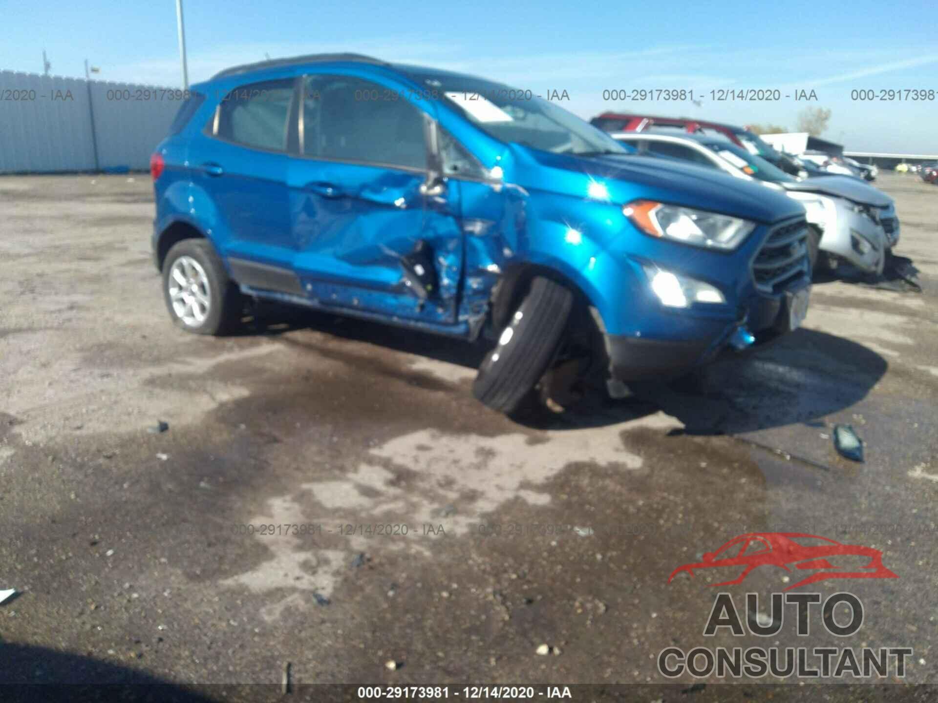 FORD ECOSPORT 2018 - MAJ3P1TE7JC193694