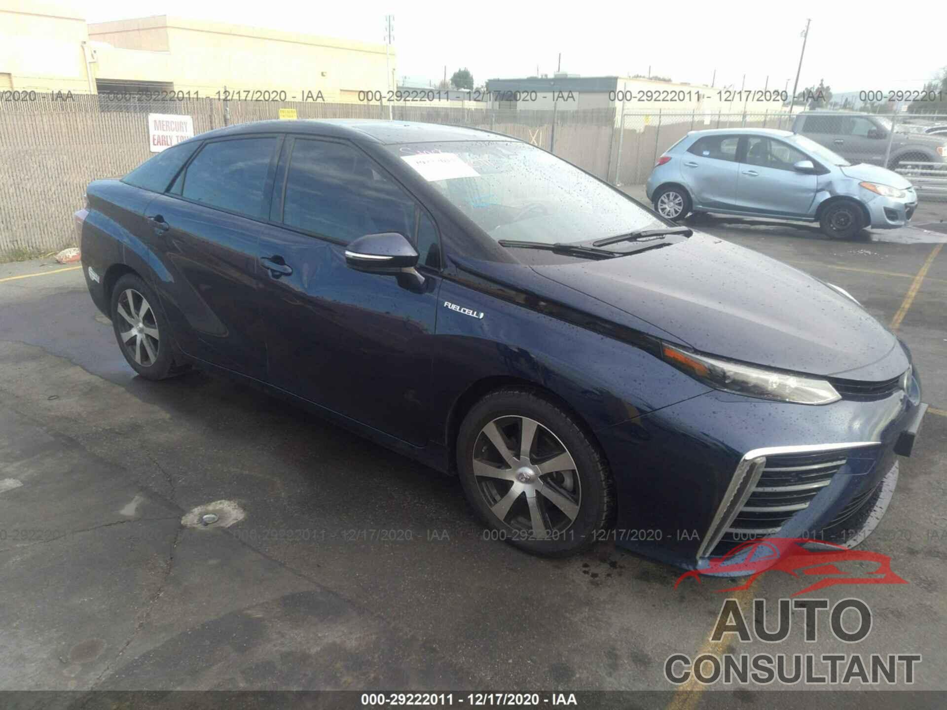 TOYOTA MIRAI 2016 - JTDBVRBD0GA000681