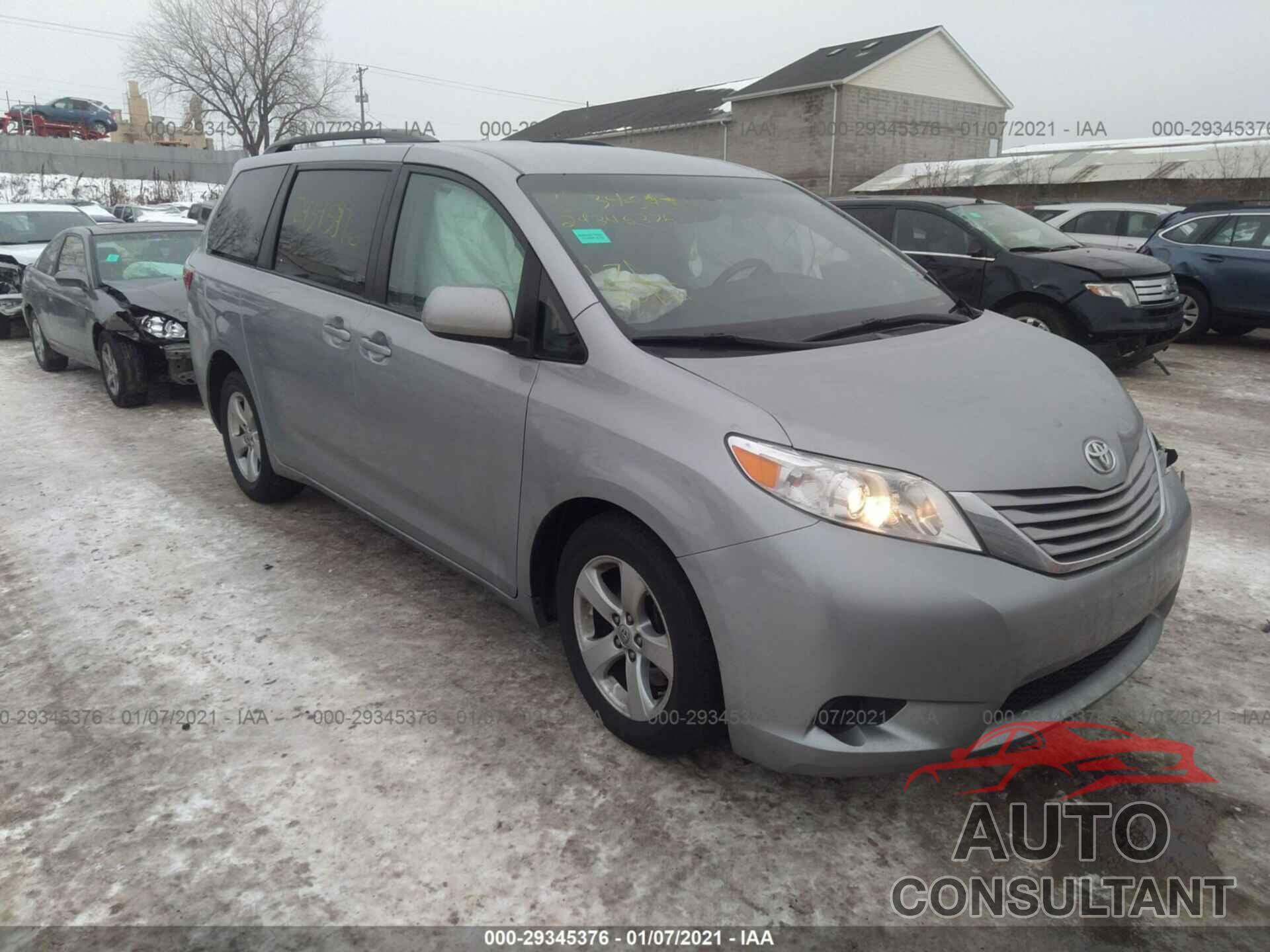 TOYOTA SIENNA 2016 - 5TDKK3DC6GS703893