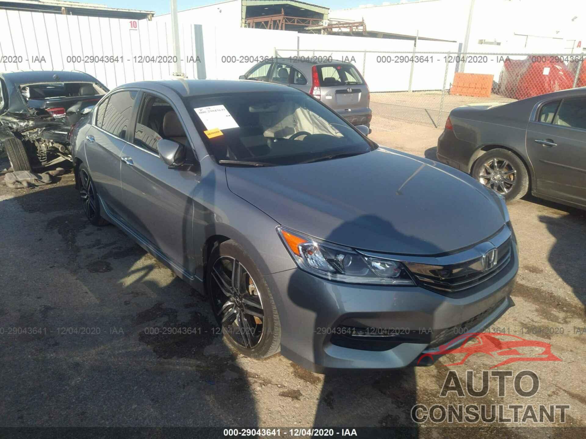 HONDA ACCORD SEDAN 2017 - 1HGCR2F5XHA070338