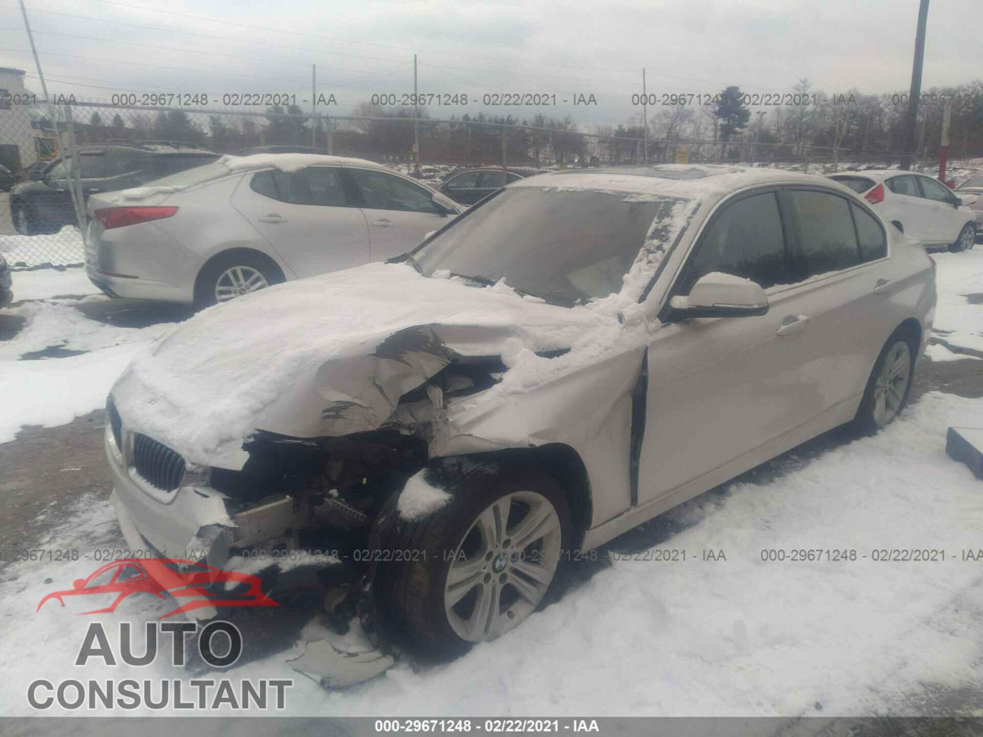BMW 3 SERIES 2016 - WBA8E3G53GNU00832