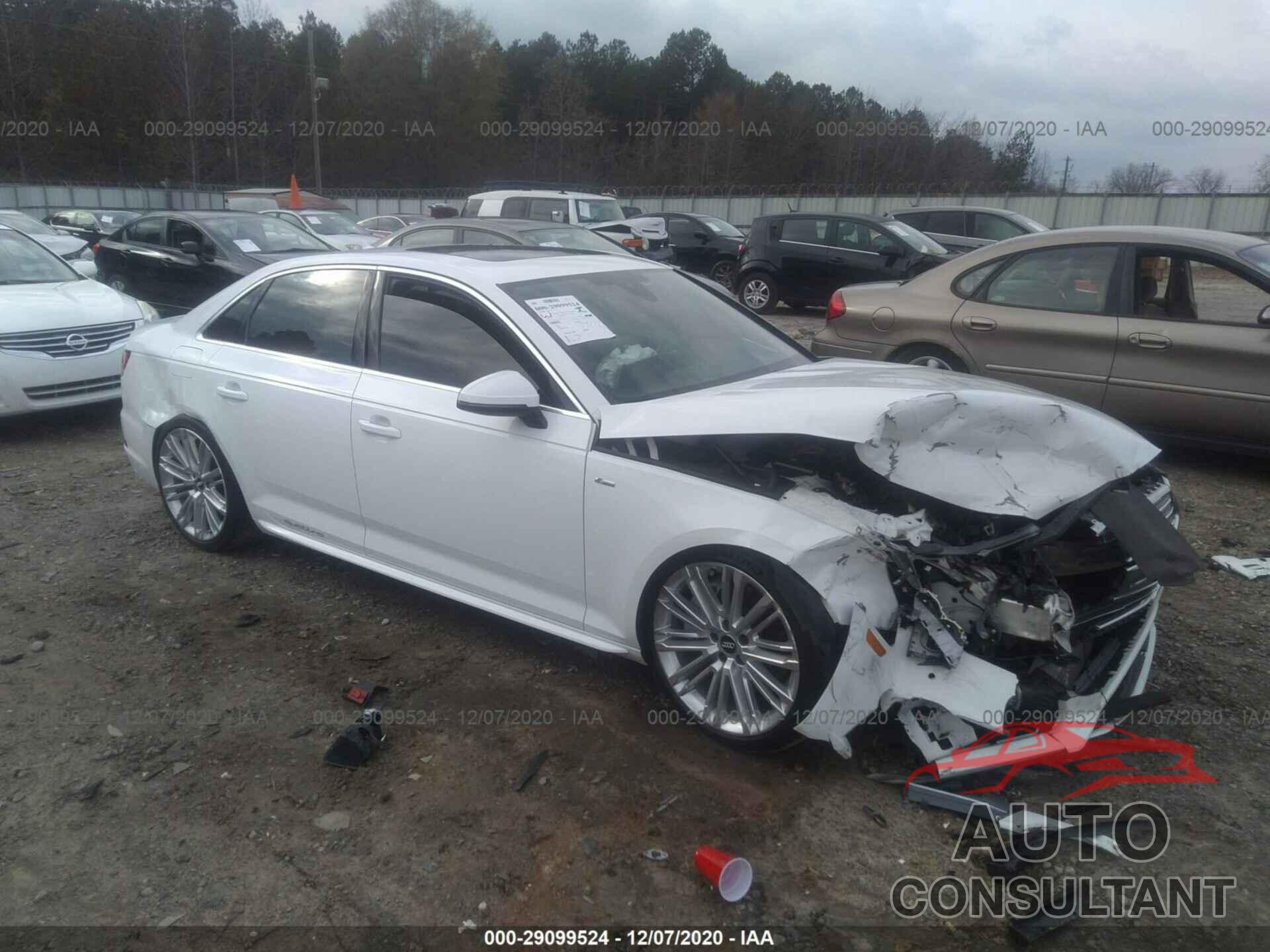 AUDI A4 2017 - WAUENAF44HN036146