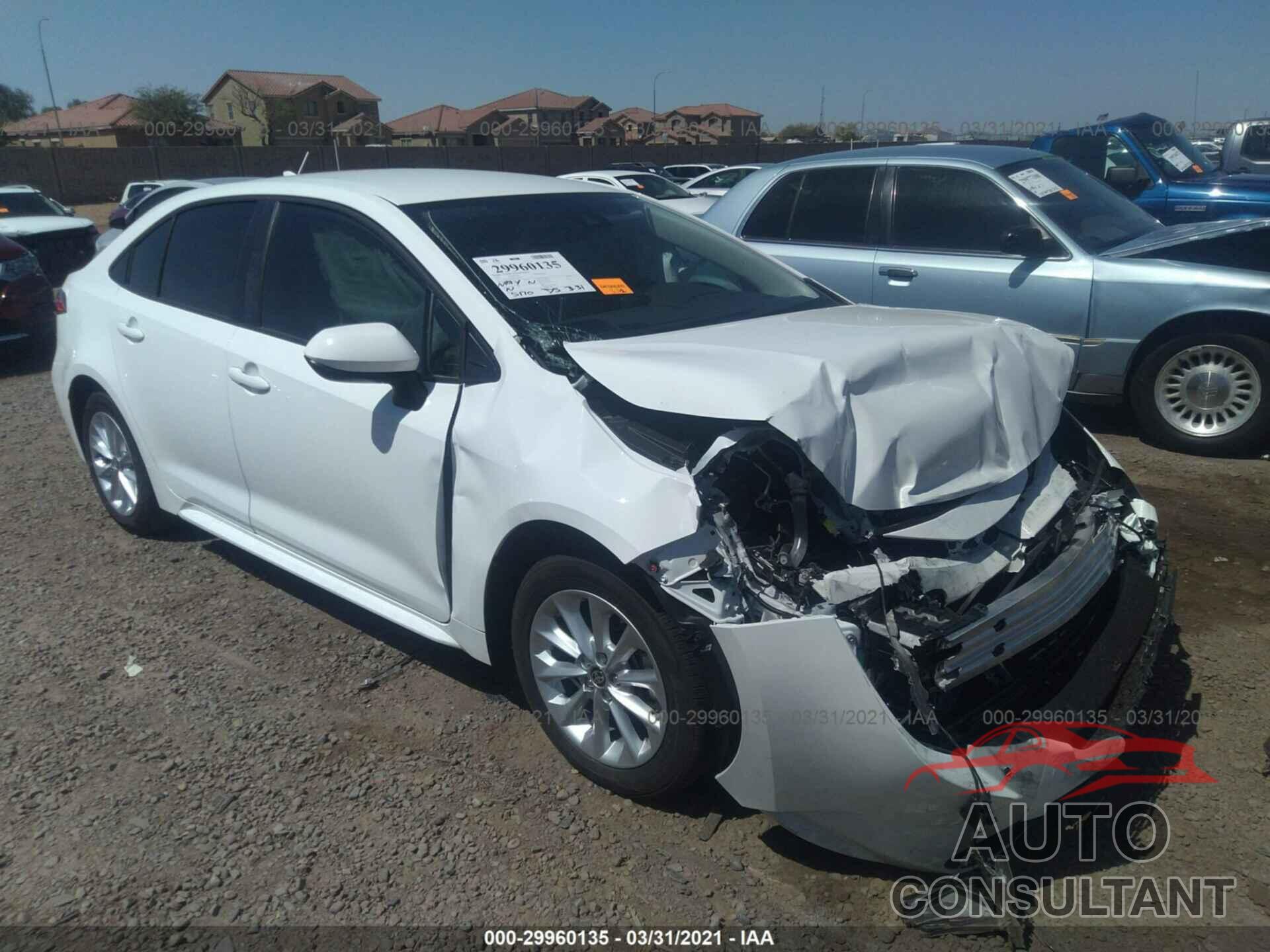 TOYOTA COROLLA 2021 - JTDVPMAE0MJ120772