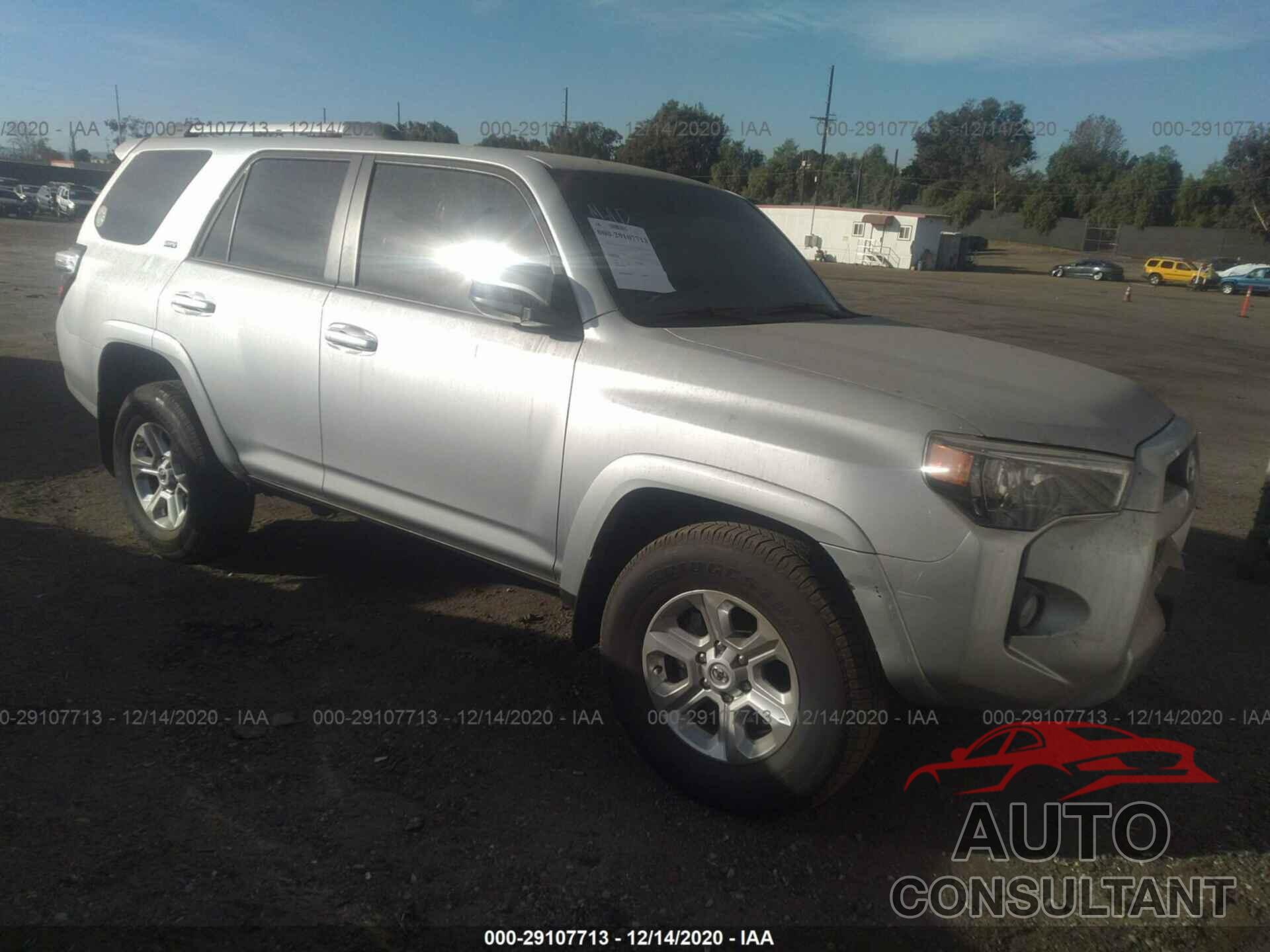 TOYOTA 4RUNNER 2019 - JTEZU5JR8K5197054