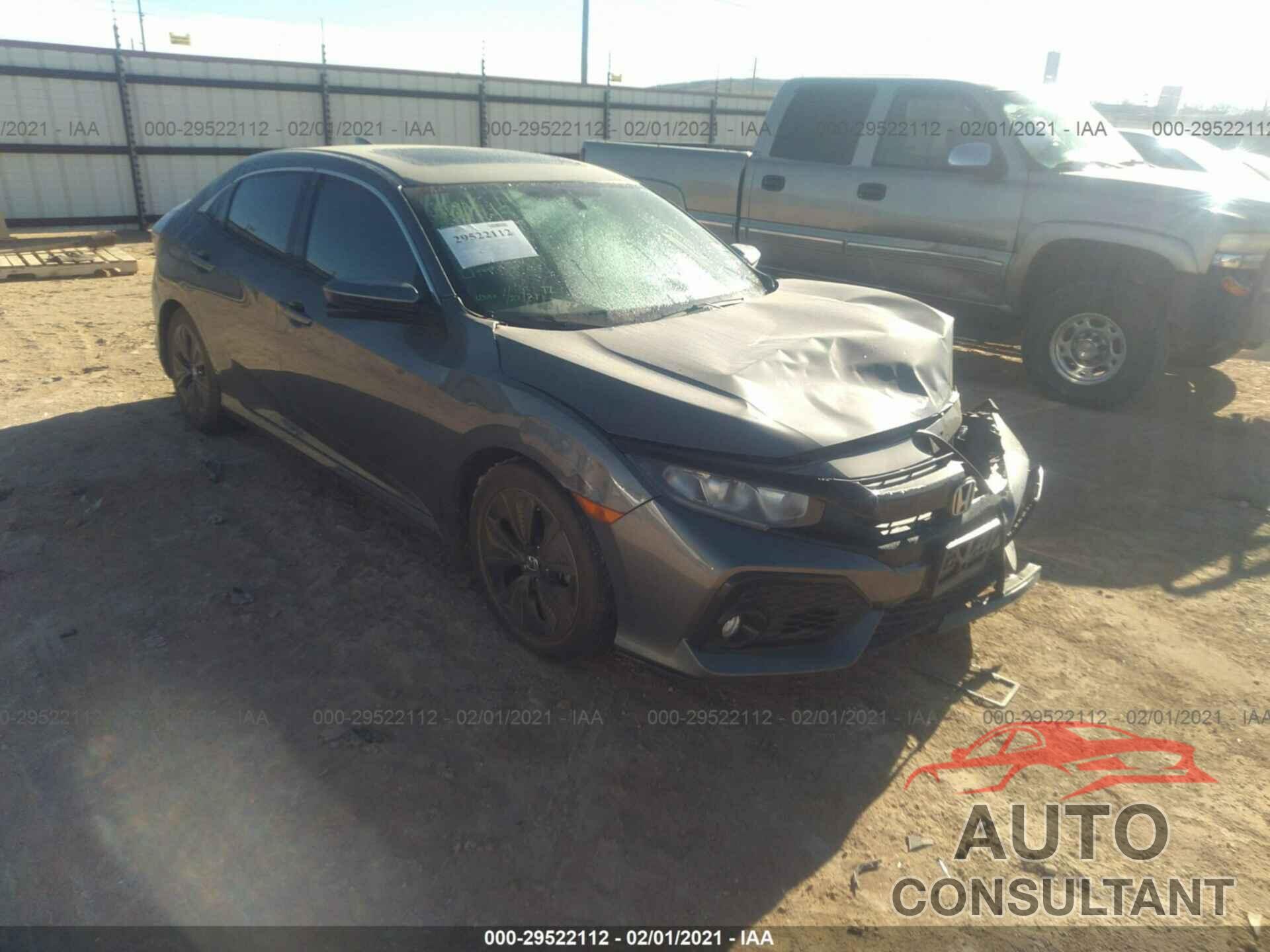 HONDA CIVIC HATCHBACK 2018 - SHHFK7H71JU219467