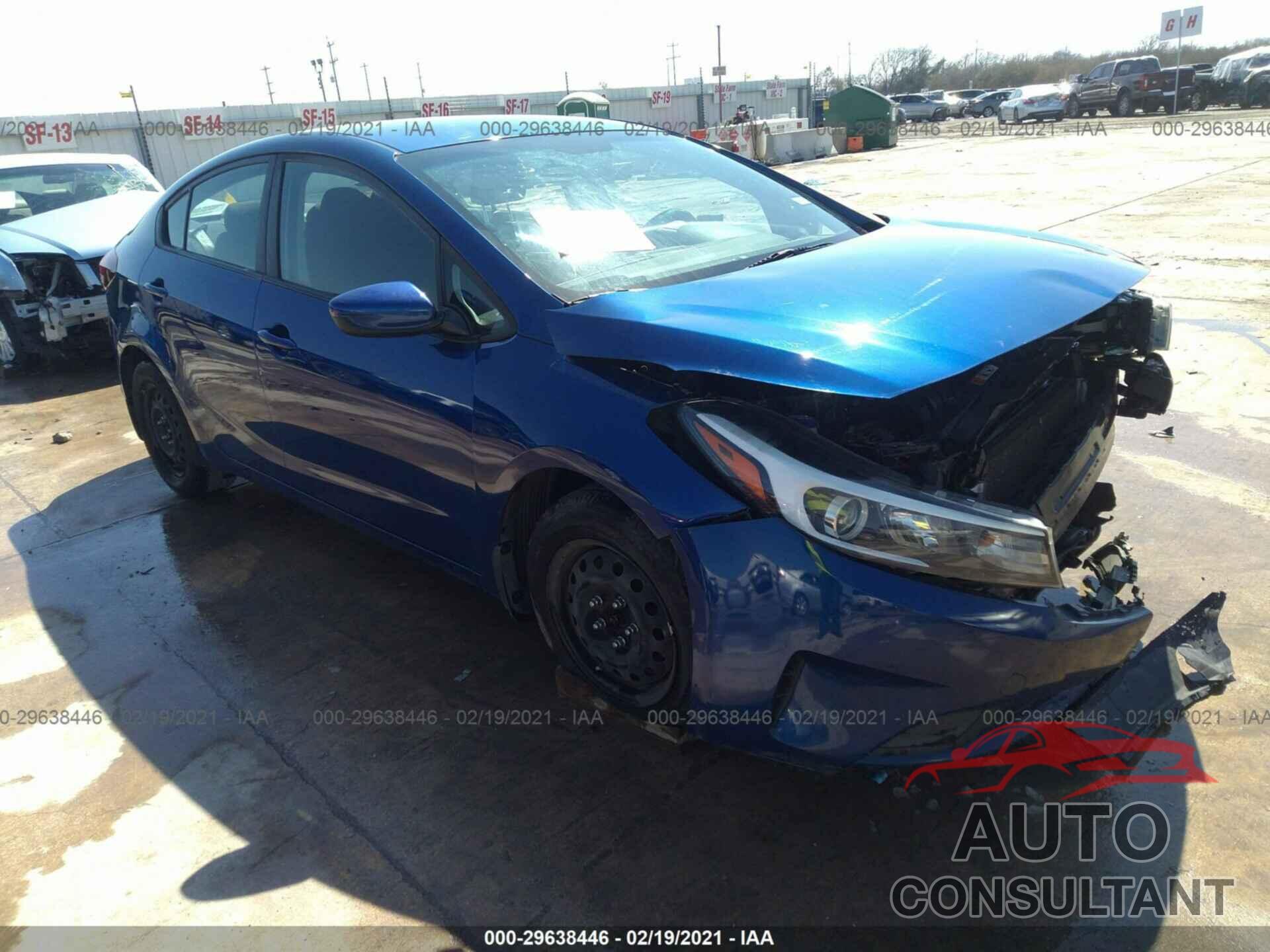 KIA FORTE 2017 - 3KPFK4A71HE065935
