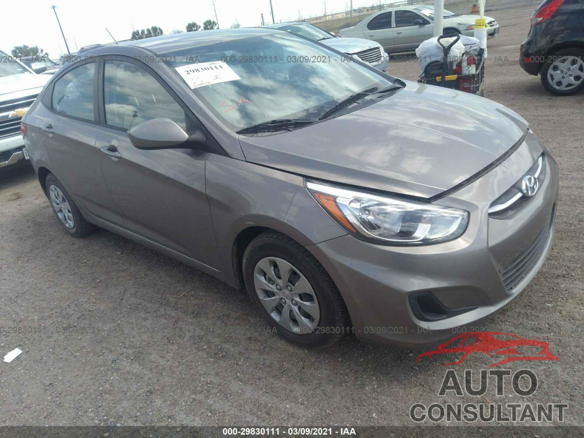 HYUNDAI ACCENT 2017 - KMHCT4AE1HU359332