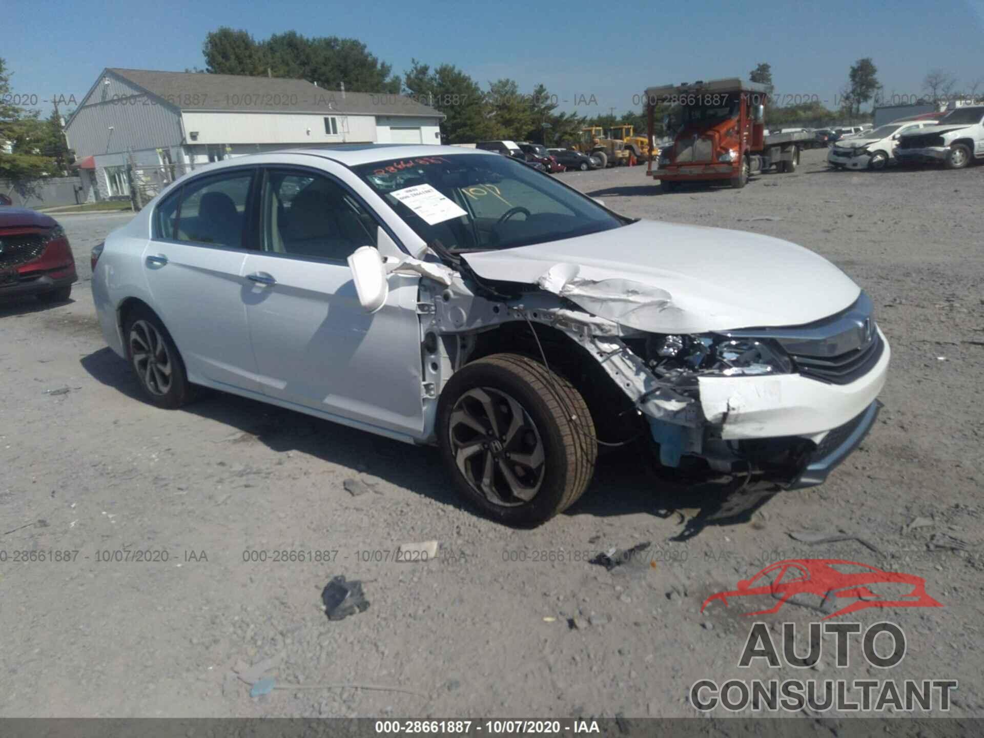 HONDA ACCORD SEDAN 2016 - 1HGCR2F86GA077148