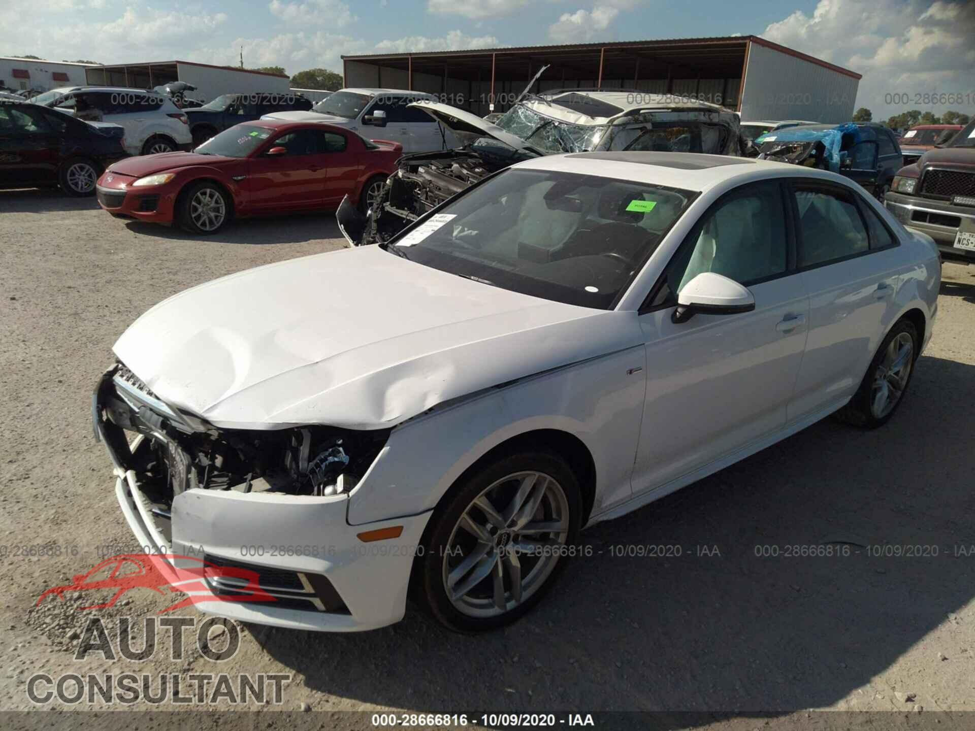 AUDI A4 2017 - WAUDNAF40HN041422