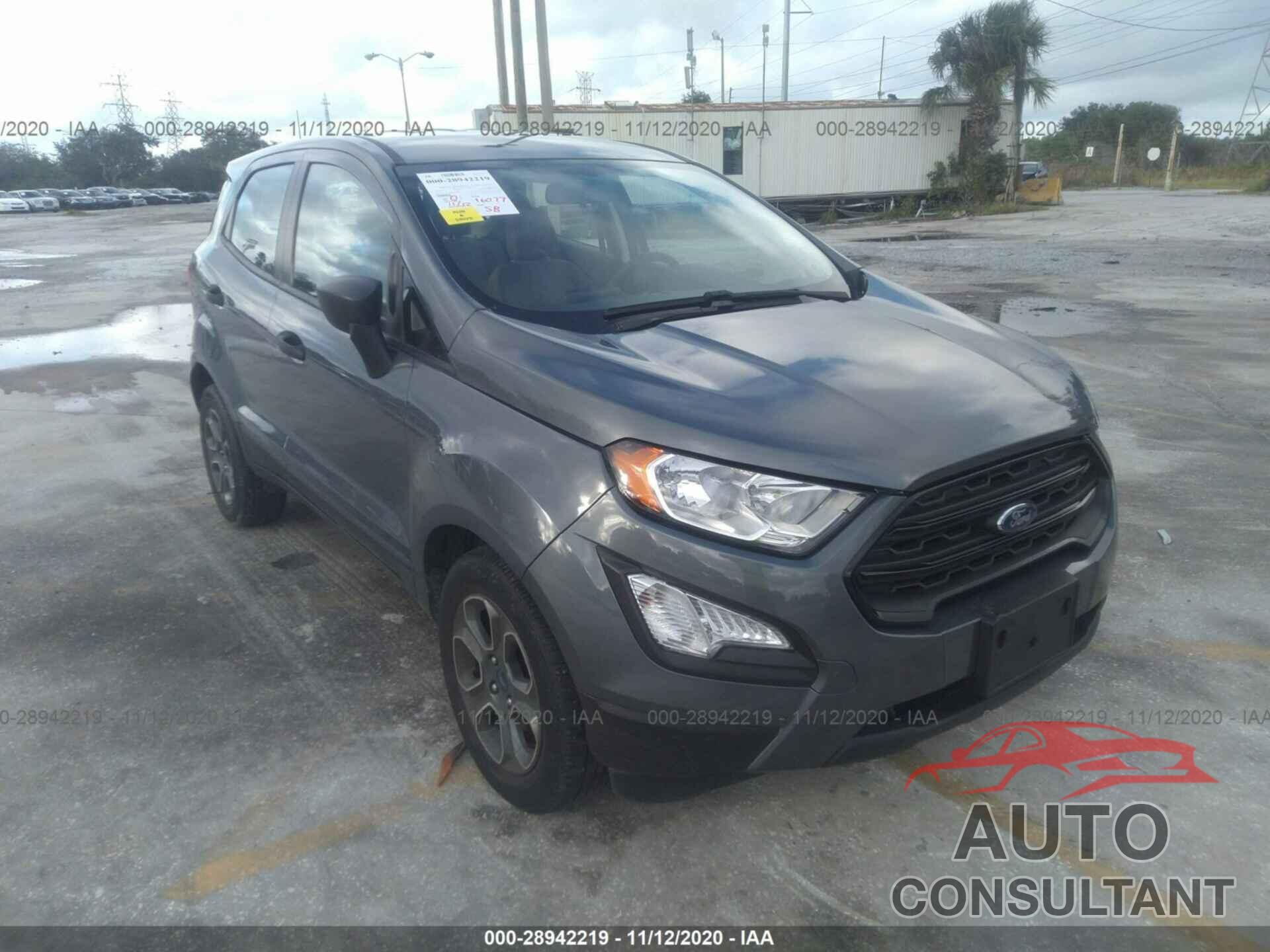 FORD ECOSPORT 2018 - MAJ3P1RE8JC222594