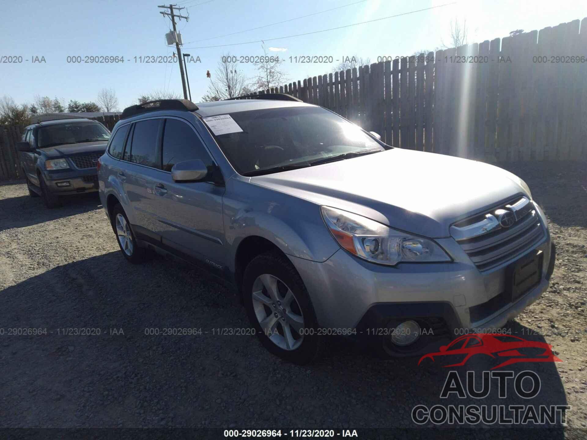 SUBARU OUTBACK 2013 - 4S4BRCLC4D3296565