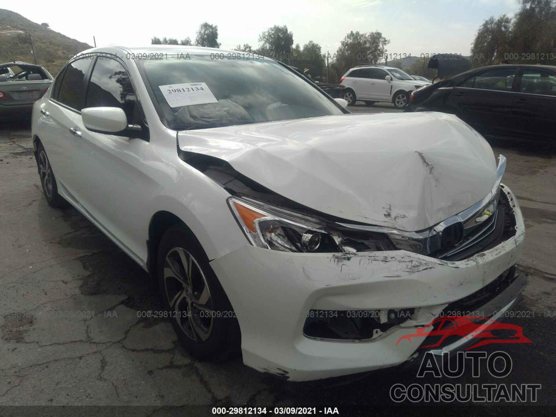 HONDA ACCORD SEDAN 2017 - 1HGCR2F30HA268649