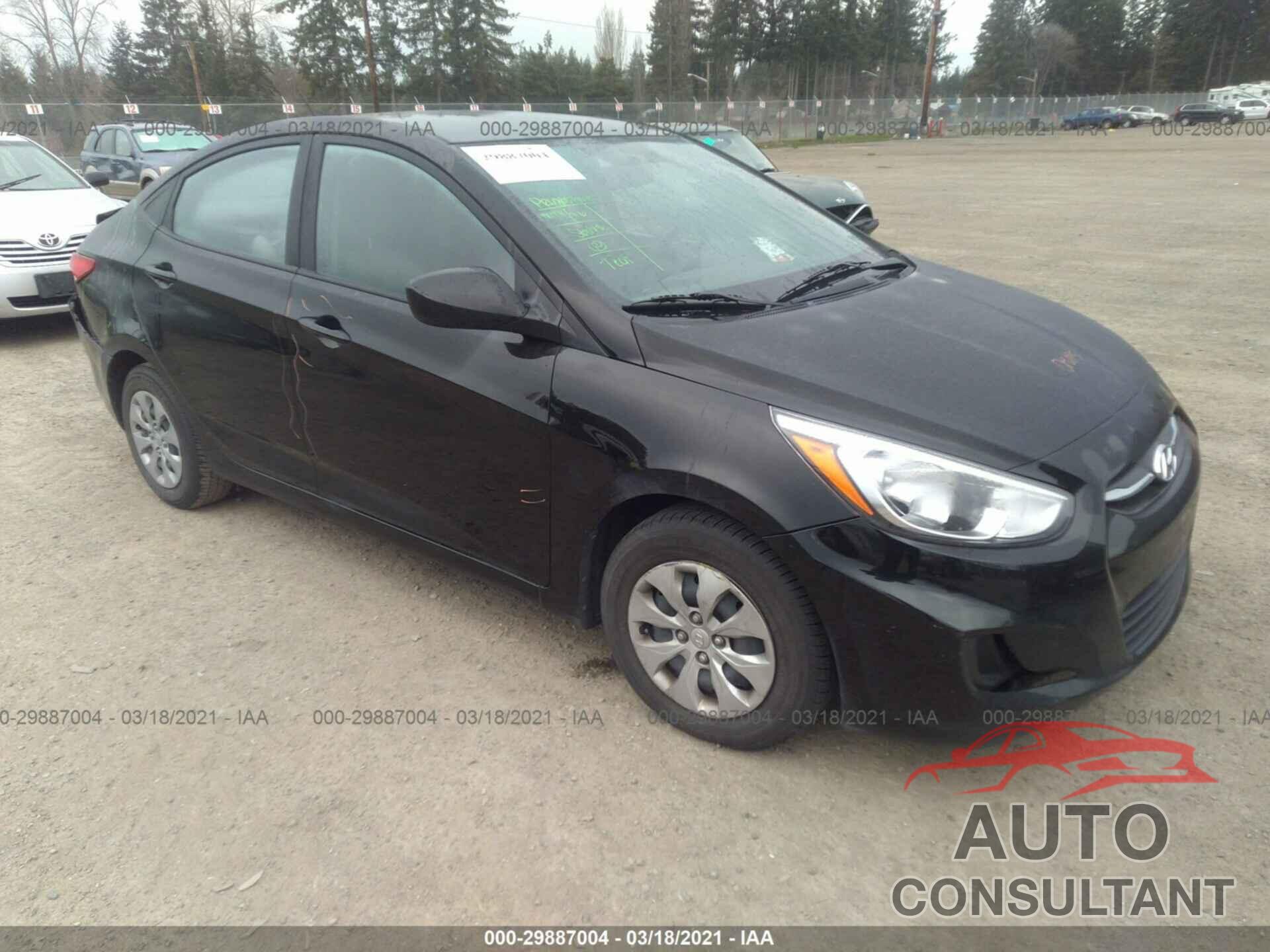 HYUNDAI ACCENT 2016 - KMHCT4AE2GU953720