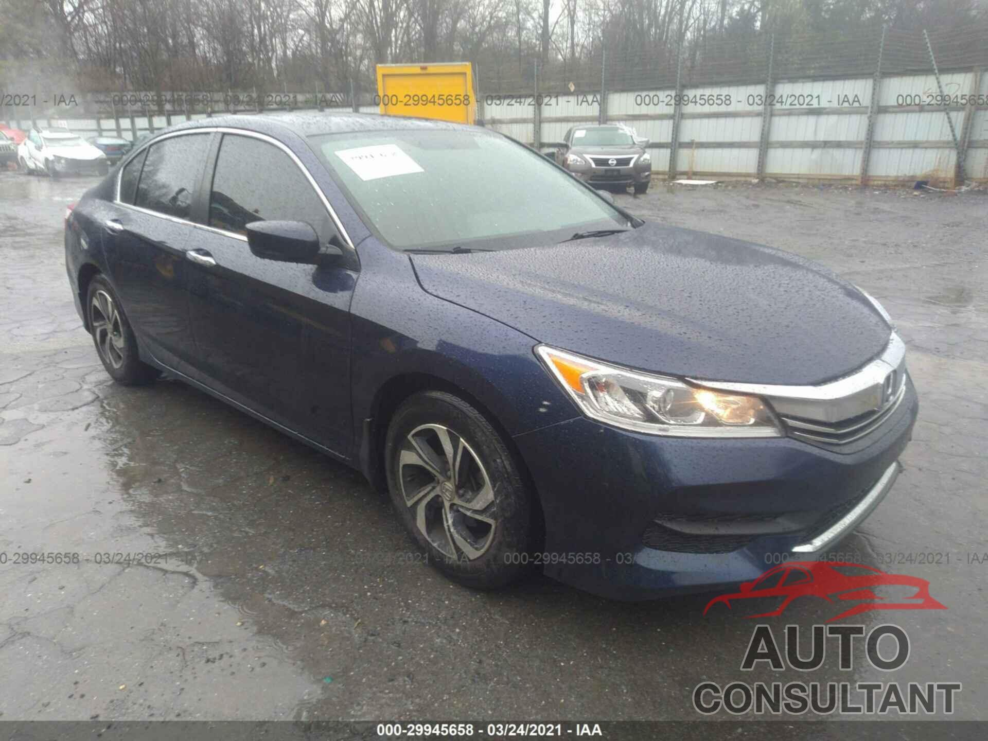 HONDA ACCORD SEDAN 2017 - 1HGCR2F3XHA237151