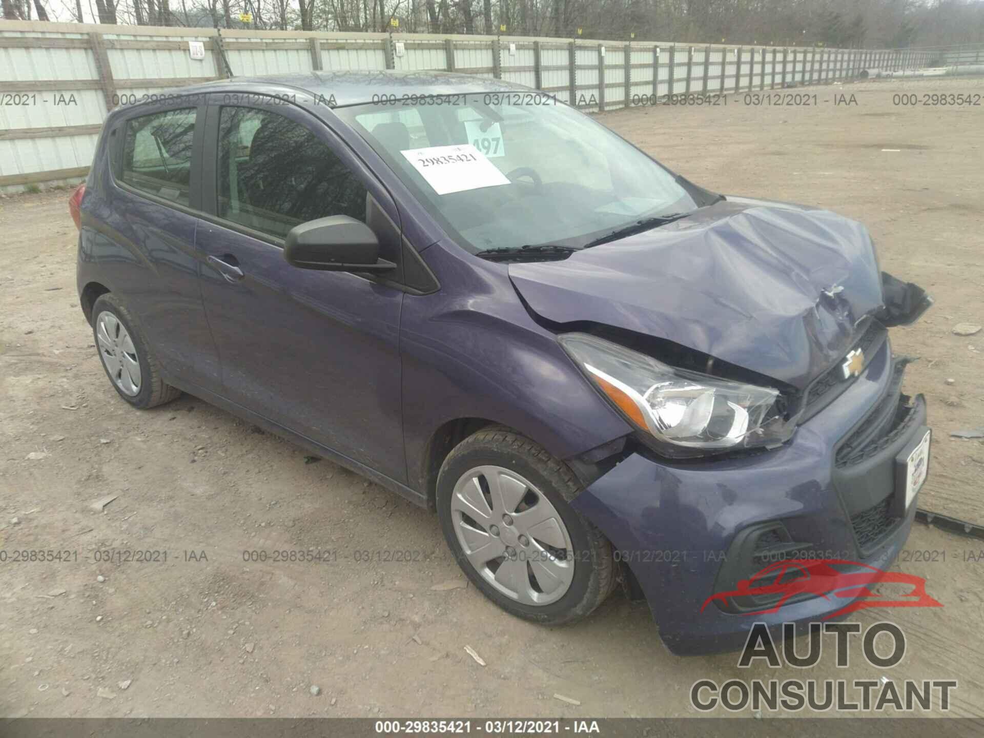 CHEVROLET SPARK 2017 - KL8CB6SA7HC773583