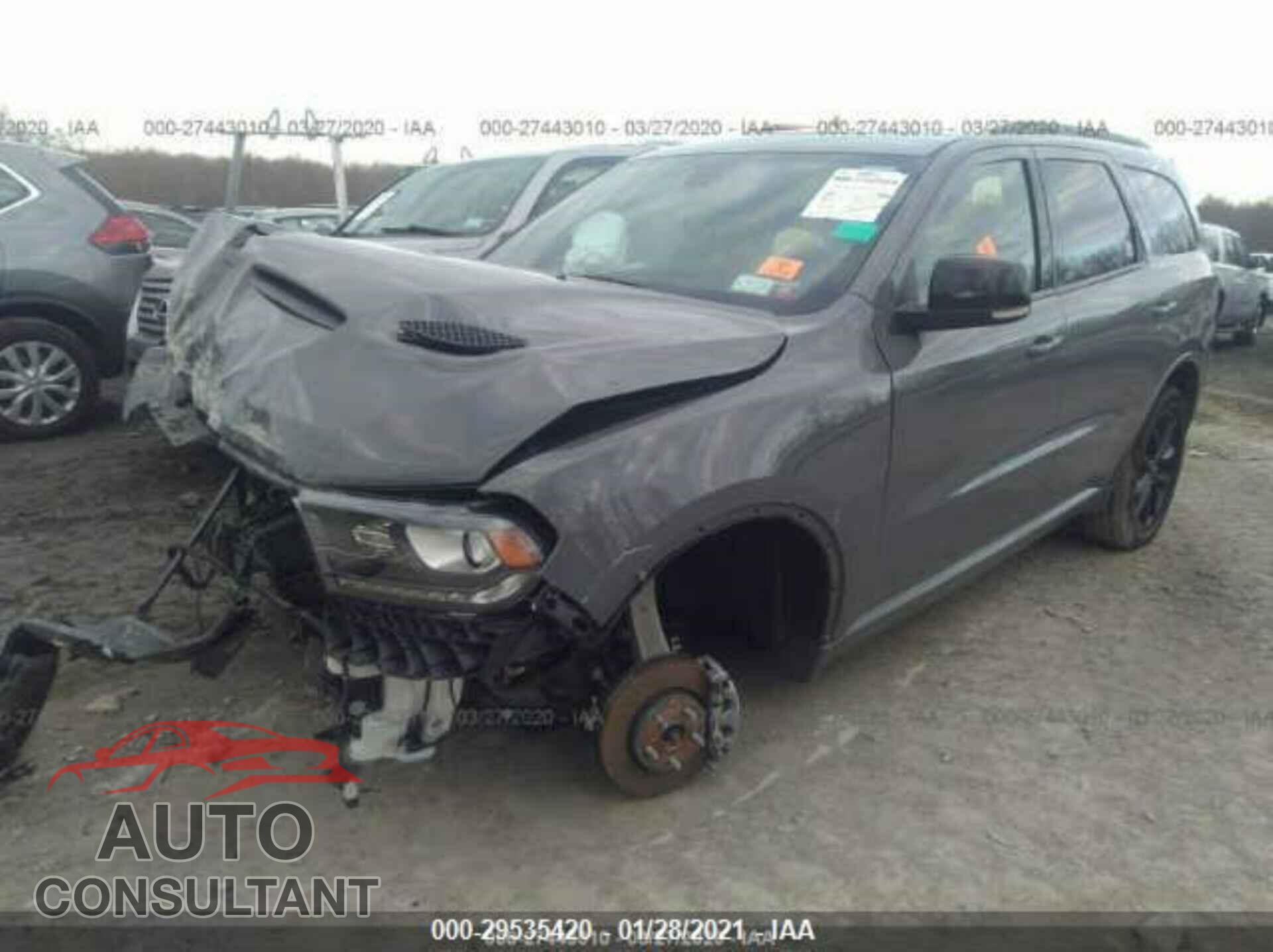 DODGE DURANGO 2019 - 1C4RDJDGXKC833721