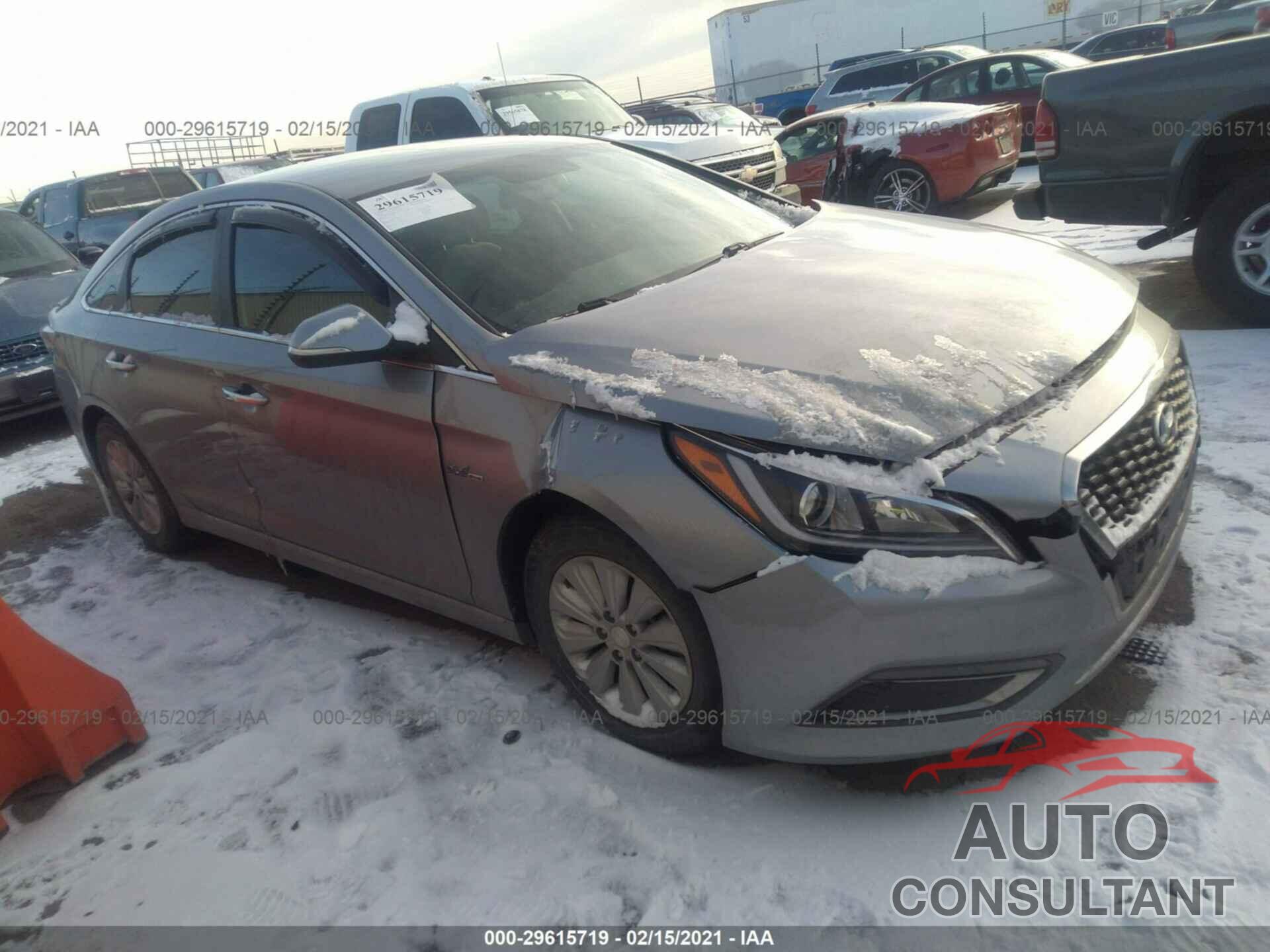 HYUNDAI SONATA HYBRID 2016 - KMHE24L10GA014279