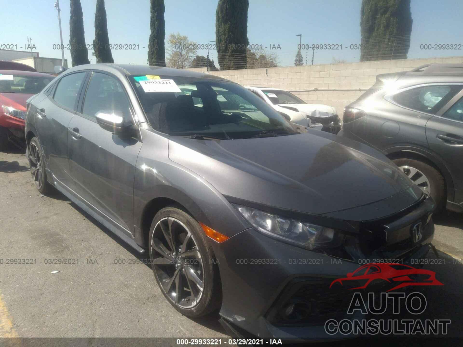 HONDA CIVIC HATCHBACK 2017 - SHHFK7H48HU425112