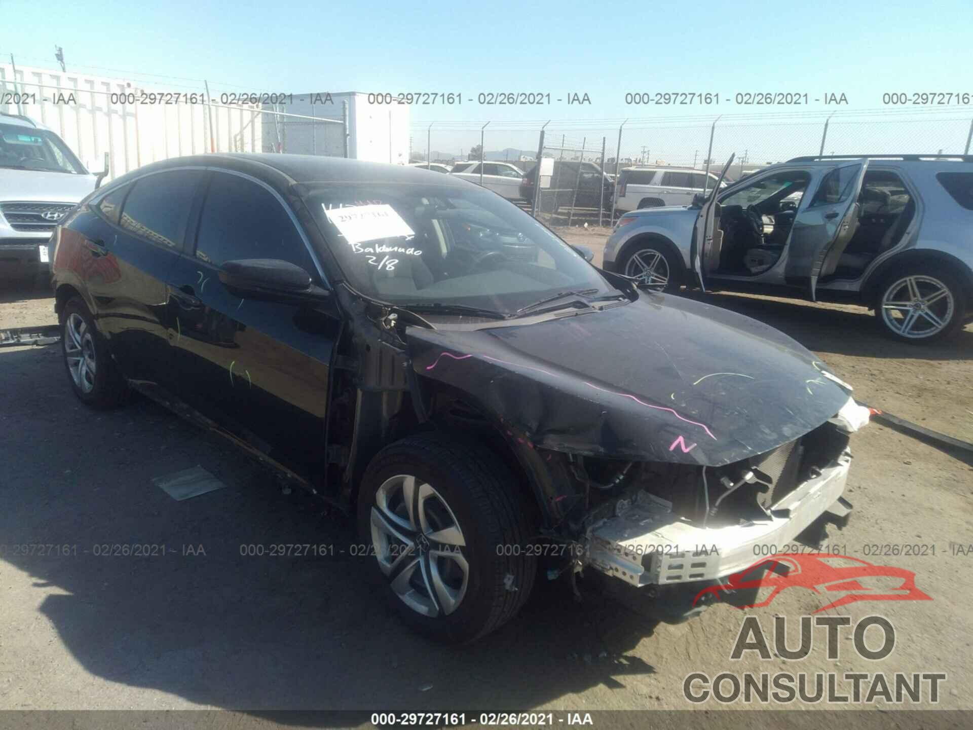 HONDA CIVIC SEDAN 2016 - 19XFC2F54GE208447