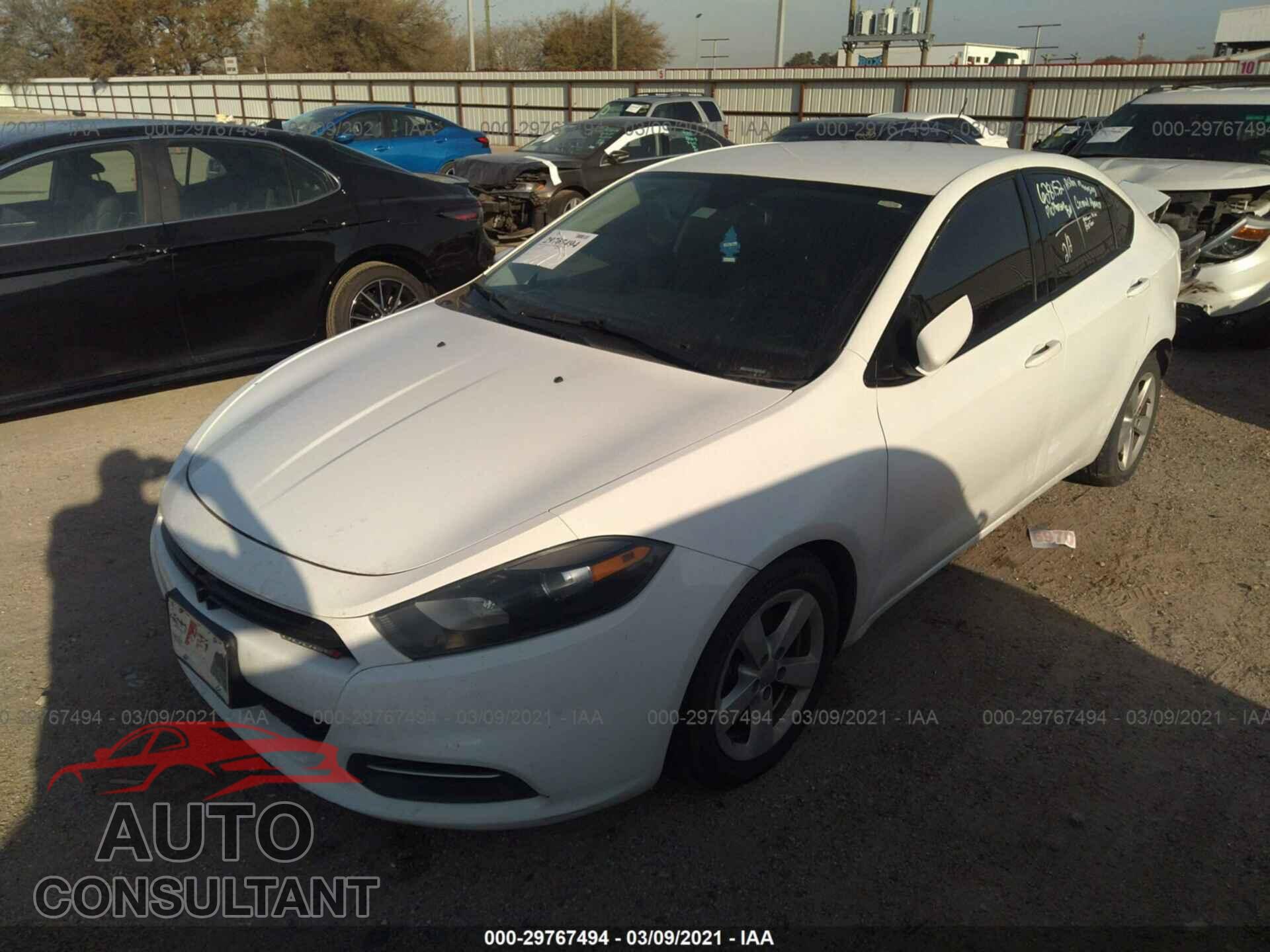 DODGE DART 2016 - 1C3CDFBA9GD591382