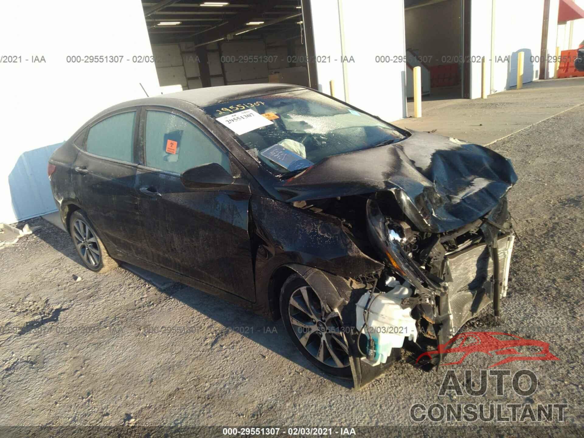 HYUNDAI ACCENT 2017 - KMHCT4AE5HU333607