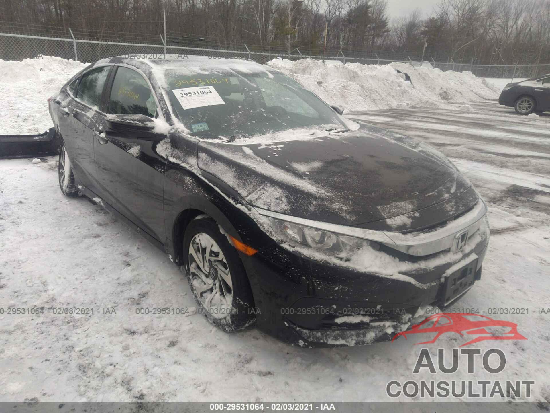 HONDA CIVIC SEDAN 2016 - 19XFC2F78GE247558