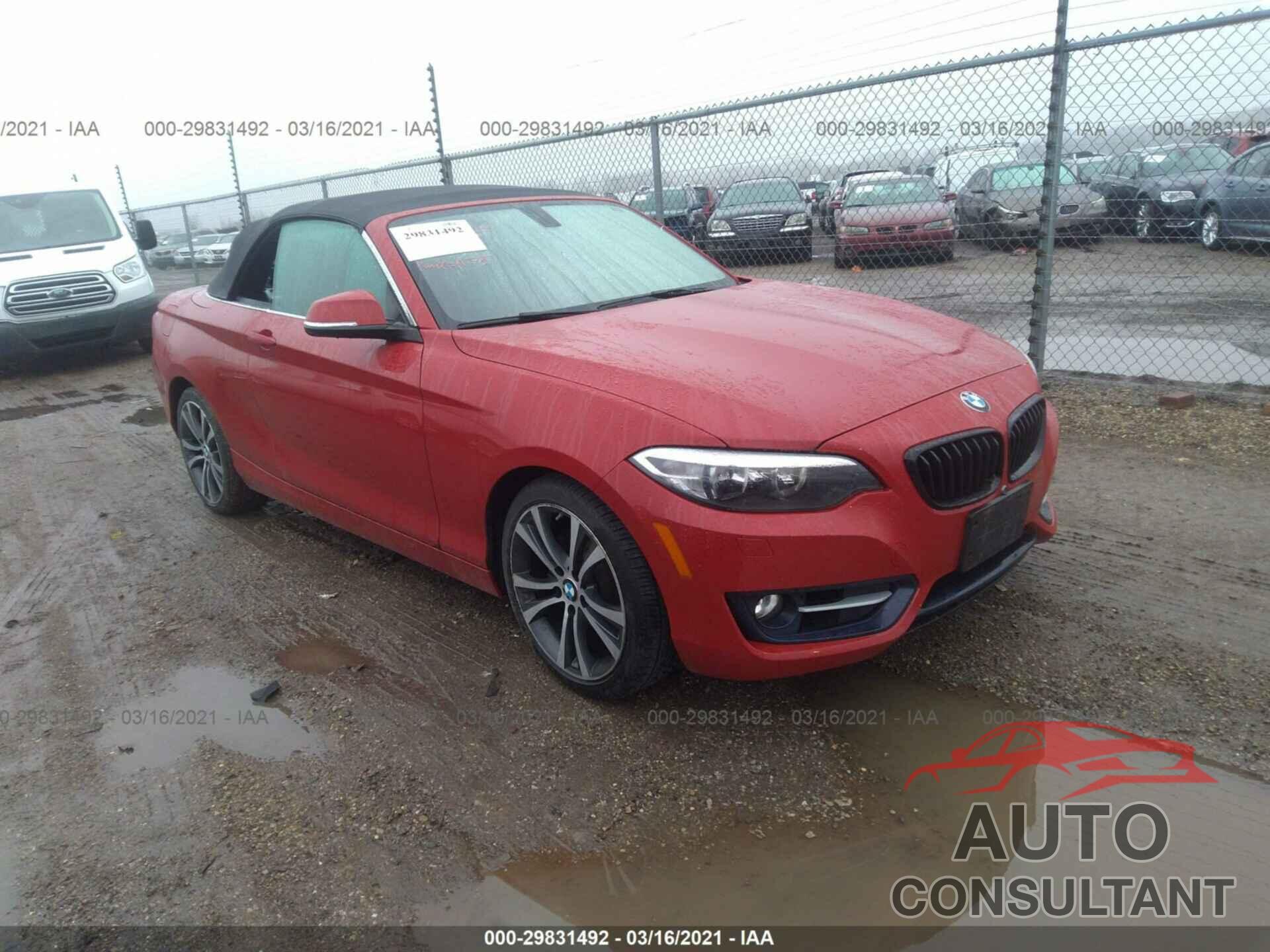 BMW 2 SERIES 2016 - WBA1L9C5XGV767498