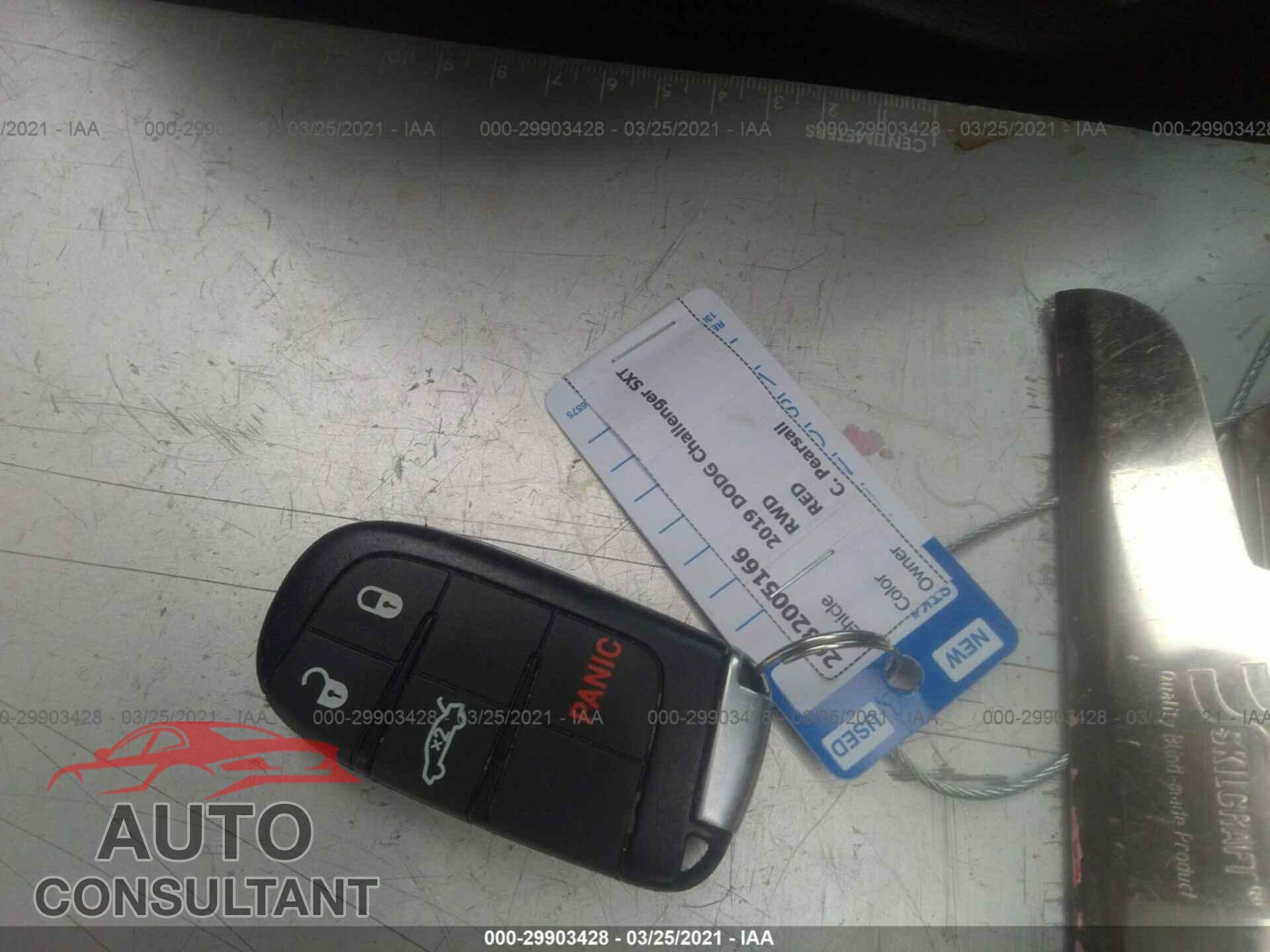 DODGE CHALLENGER 2019 - 2C3CDZAG5KH686900