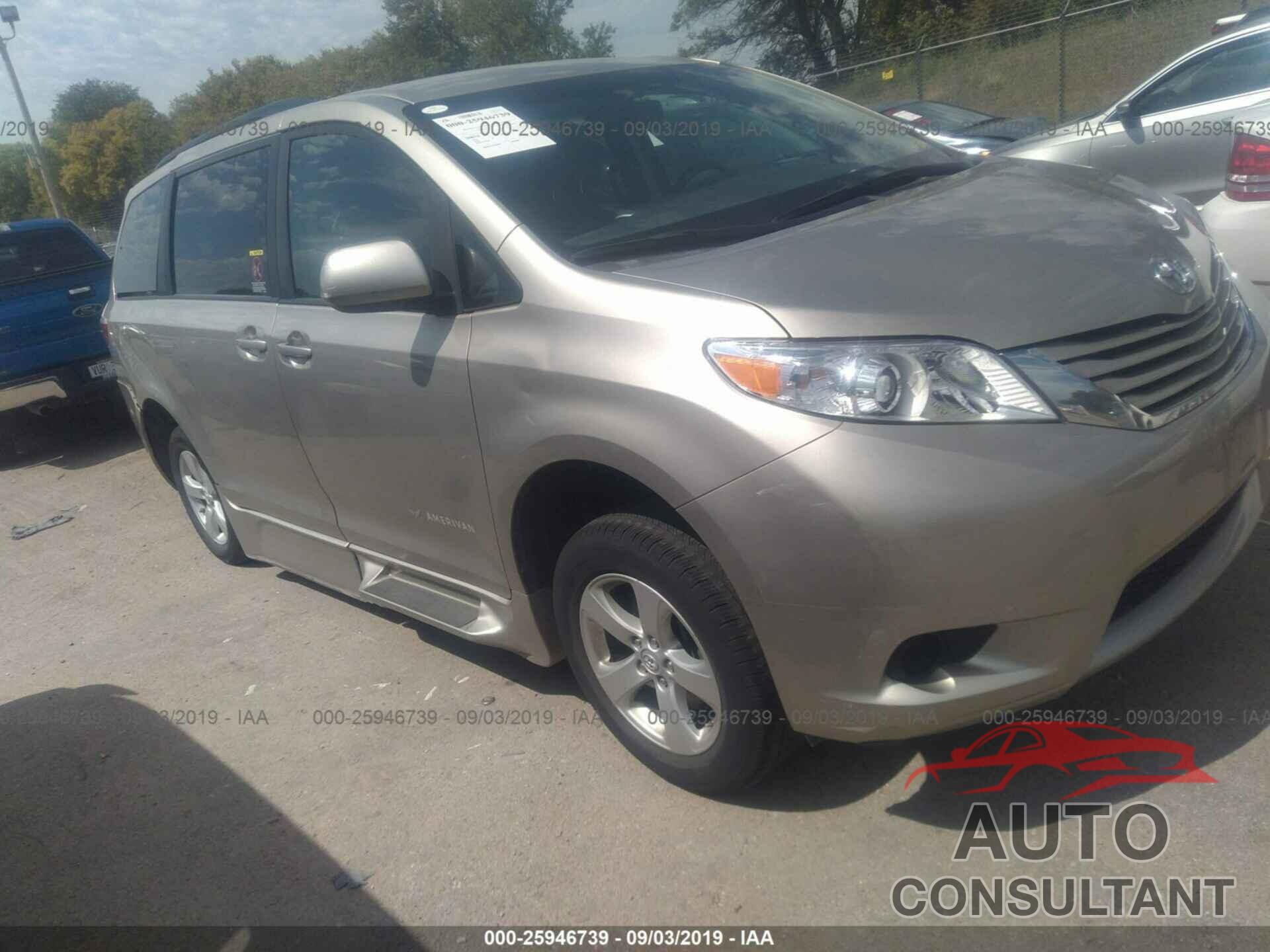 TOYOTA SIENNA 2015 - 5TDKK3DCXFS636844