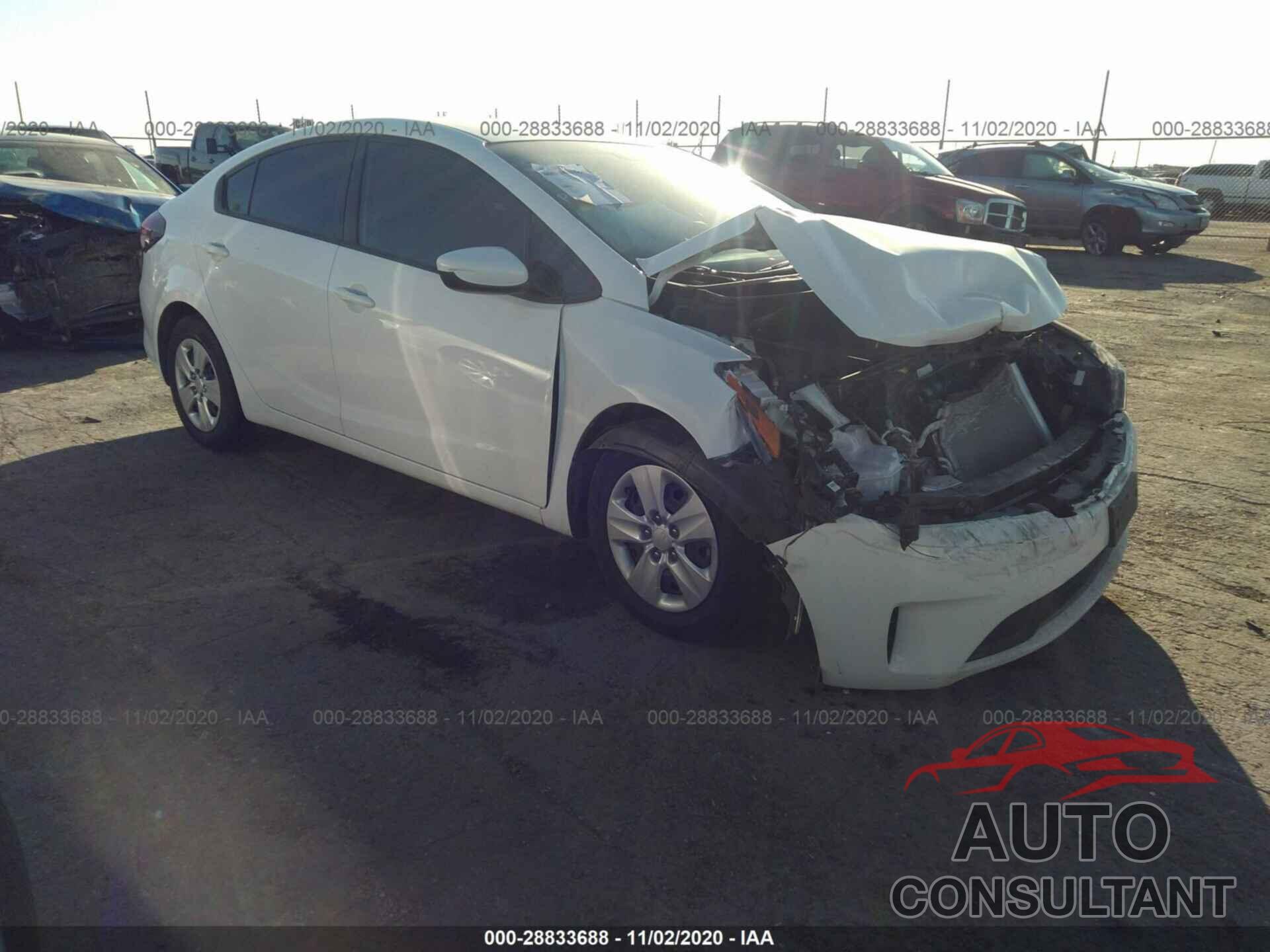 KIA FORTE 2018 - 3KPFK4A77JE185101