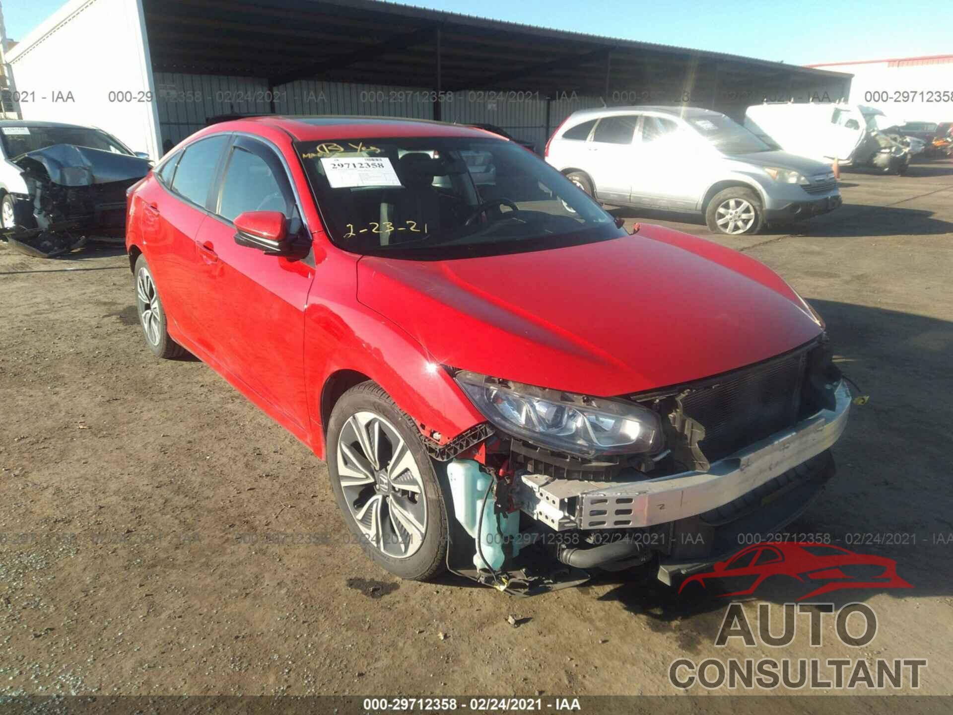 HONDA CIVIC SEDAN 2017 - 2HGFC1F7XHH633528