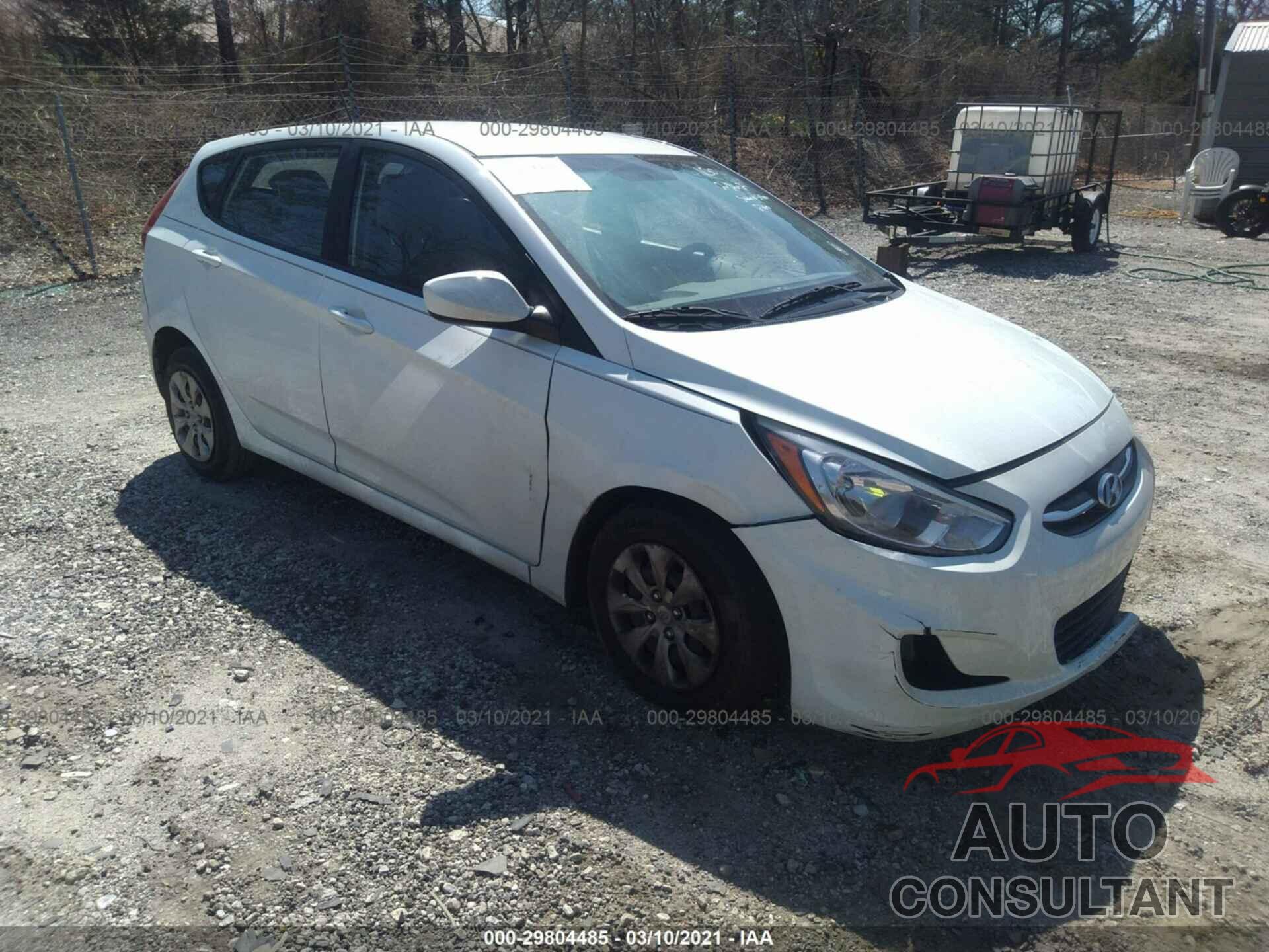 HYUNDAI ACCENT 2016 - KMHCT5AE0GU241793