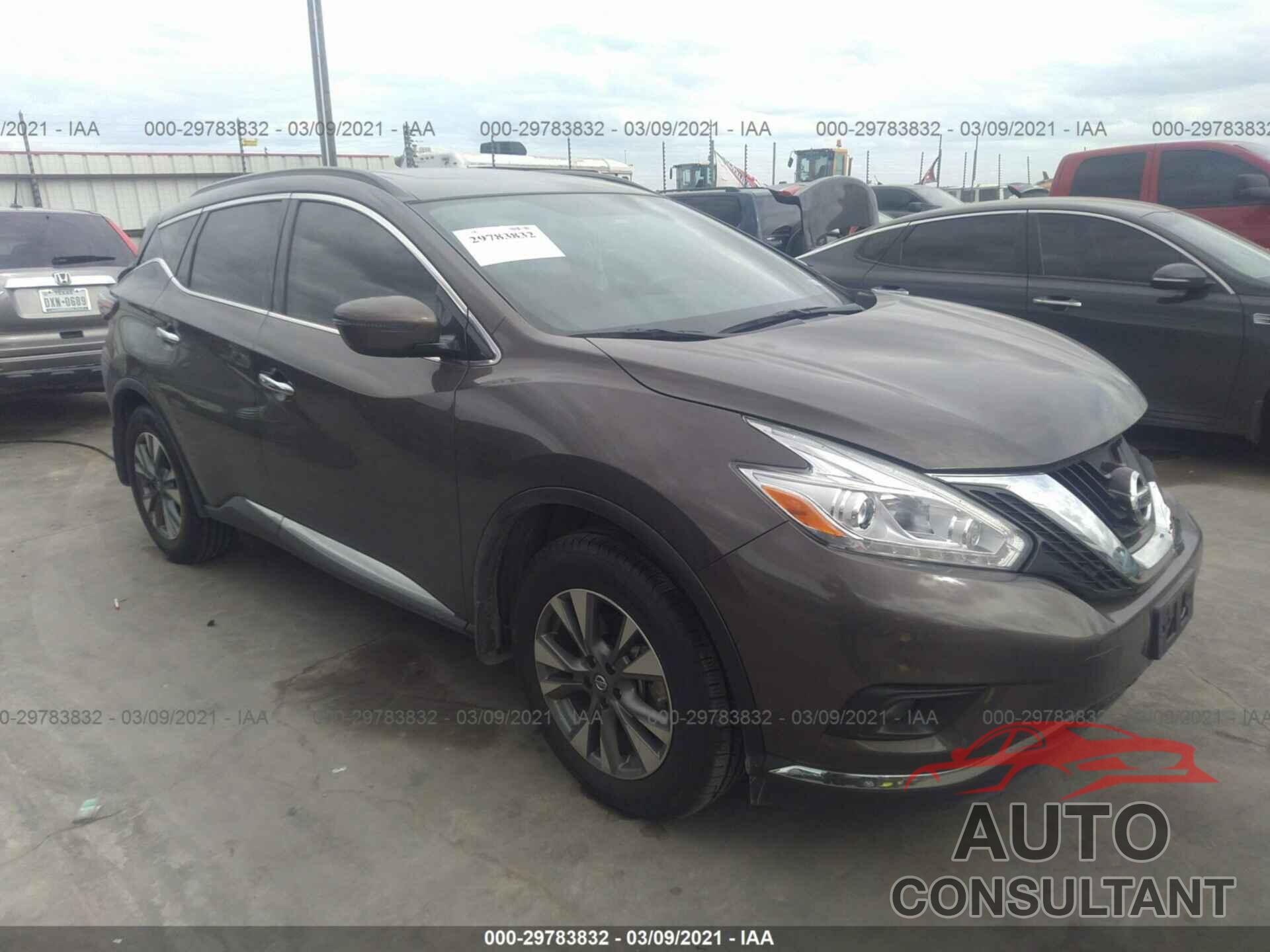 NISSAN MURANO 2016 - 5N1AZ2MG2GN166767