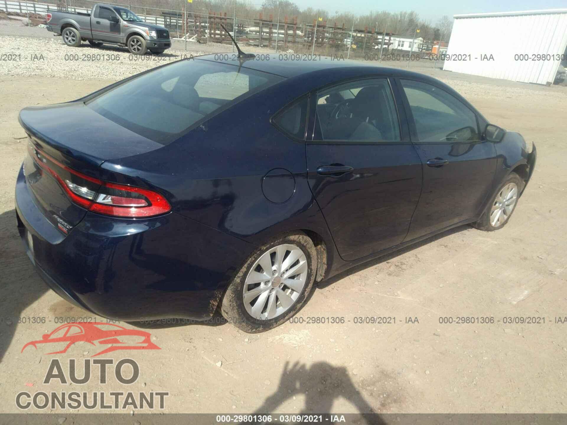 DODGE DART 2016 - 1C3CDFDH5GD519721