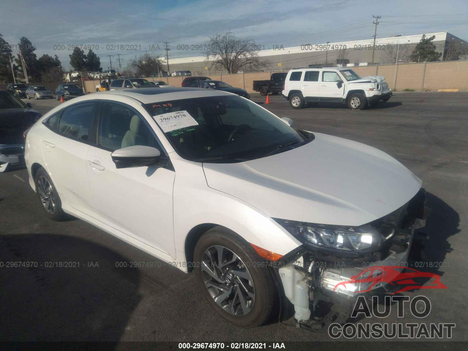 HONDA CIVIC SEDAN 2017 - 19XFC2F70HE216399