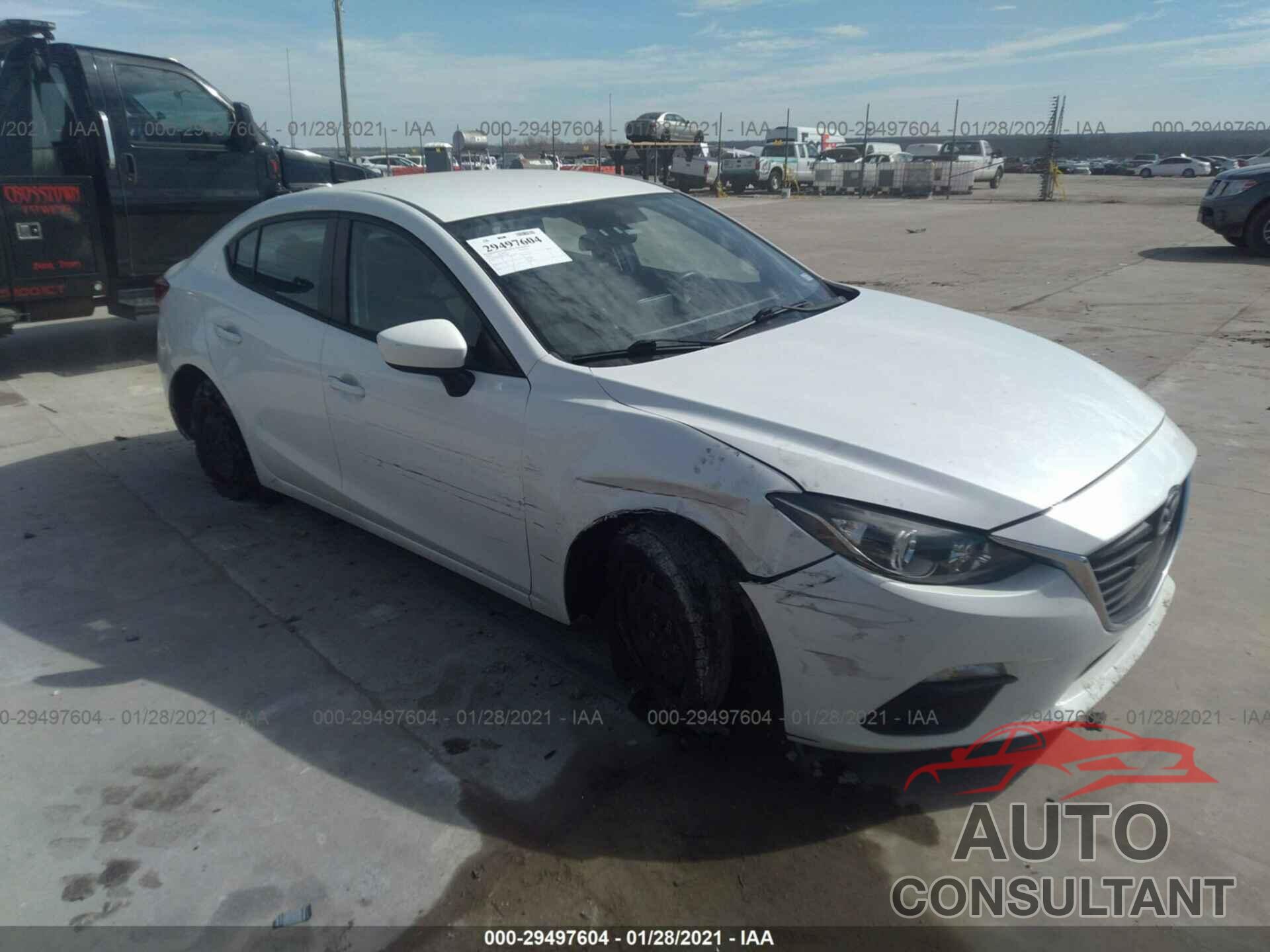 MAZDA MAZDA3 2016 - JM1BM1T73G1316296