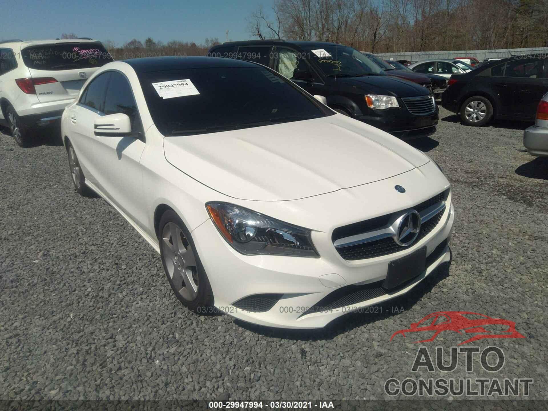 MERCEDES-BENZ CLA 2016 - WDDSJ4GB3GN392429