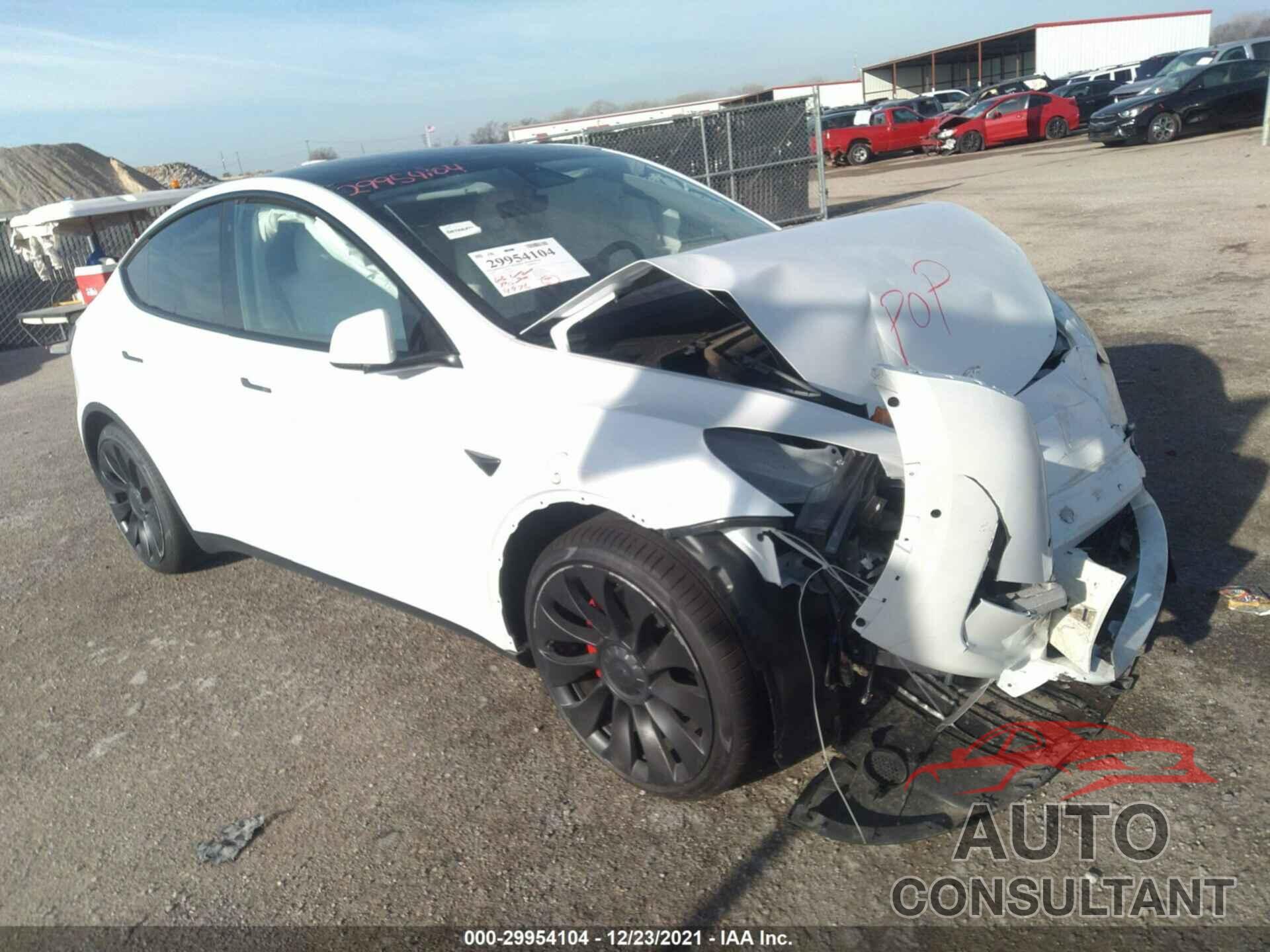 TESLA MODEL Y 2020 - 5YJYGDEF3LF040775