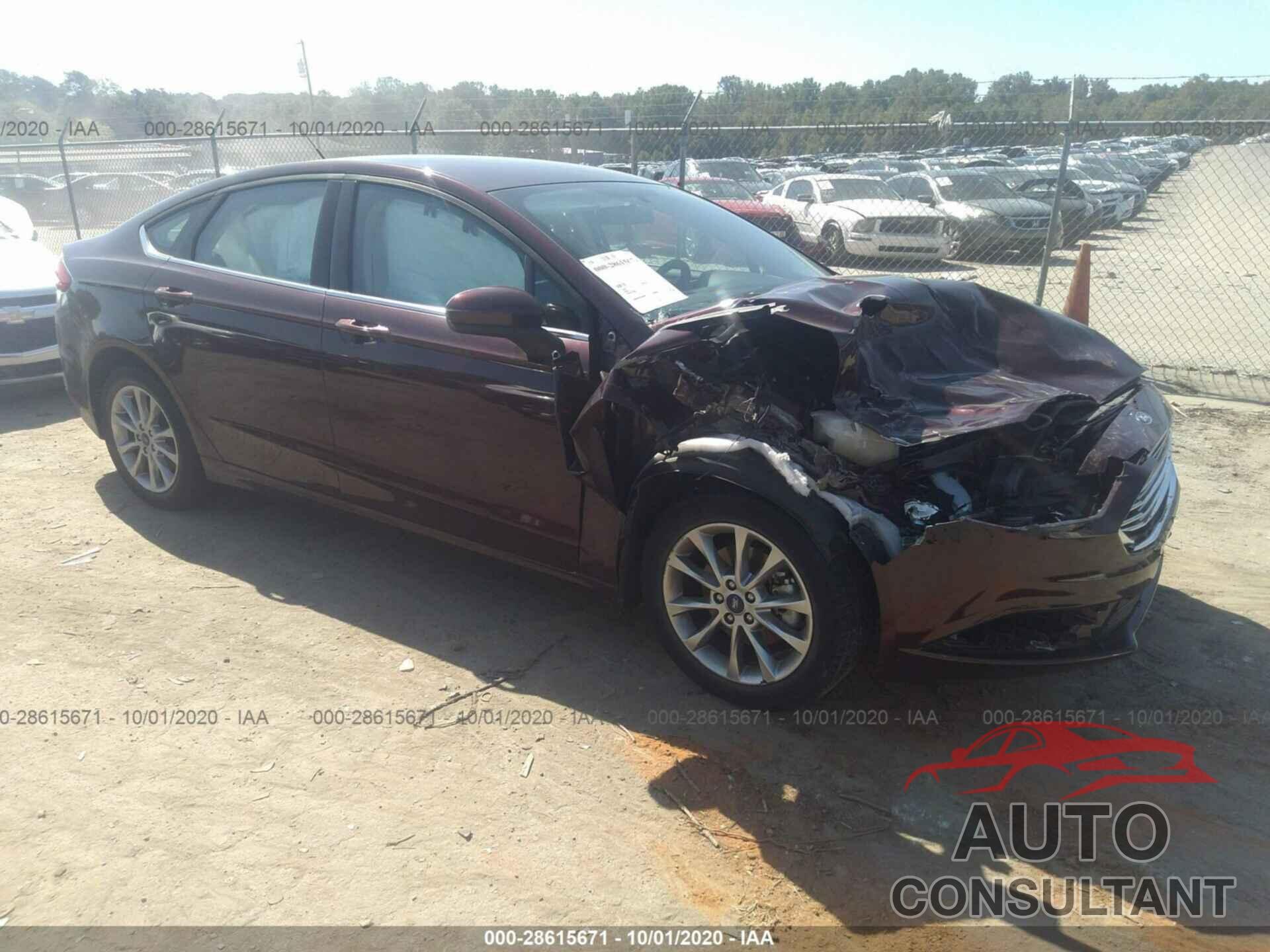 FORD FUSION 2017 - 3FA6P0H75HR154342