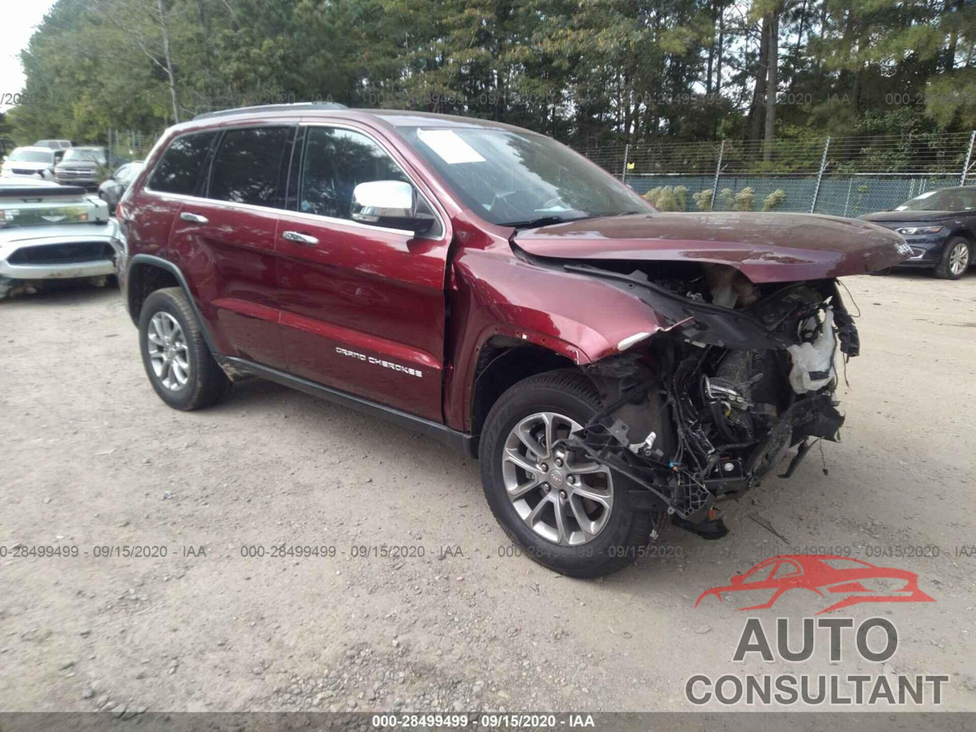 JEEP GRAND CHEROKEE 2016 - 1C4RJFBG6GC497565