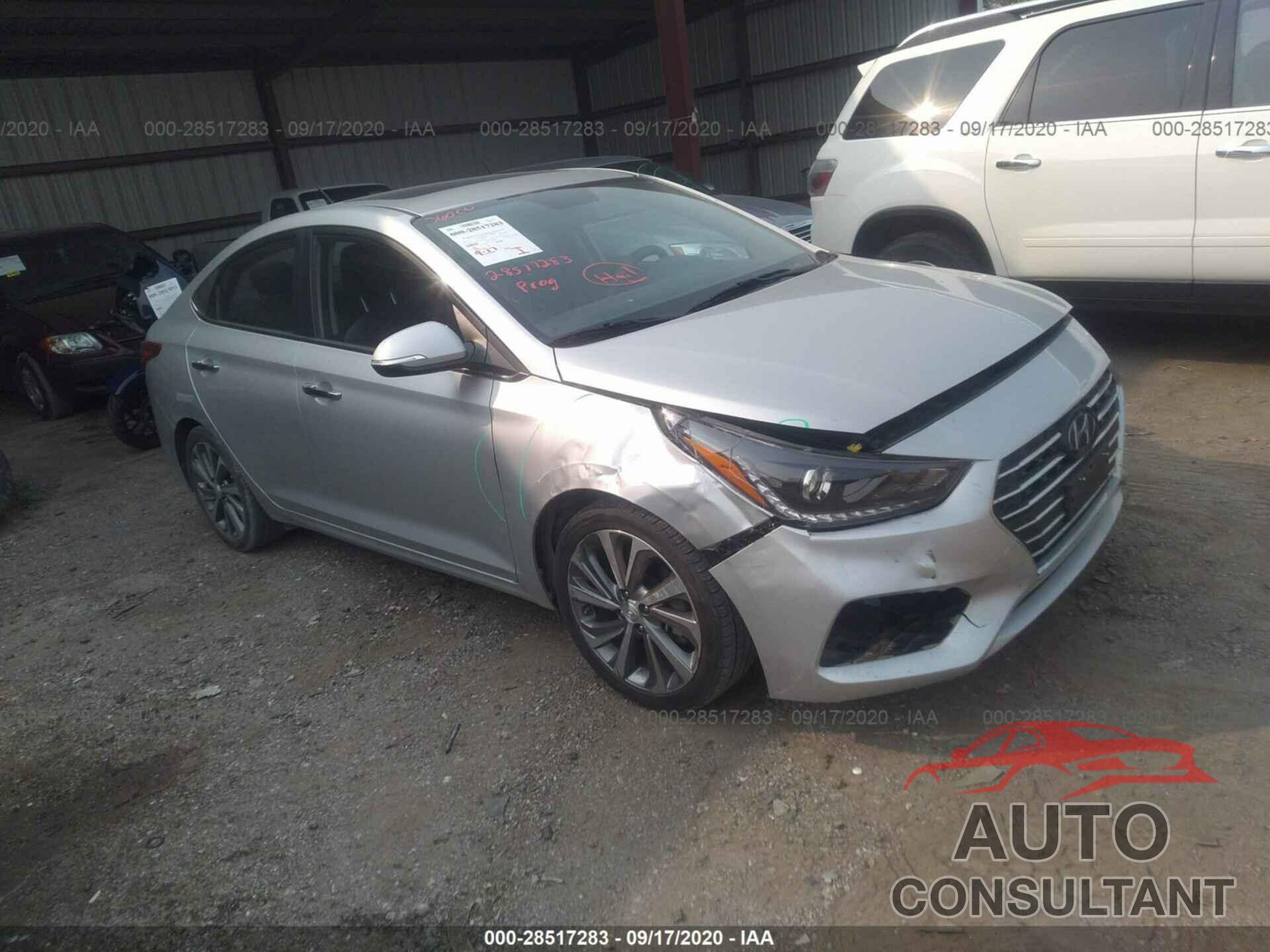HYUNDAI ACCENT 2019 - 3KPC34A32KE072722