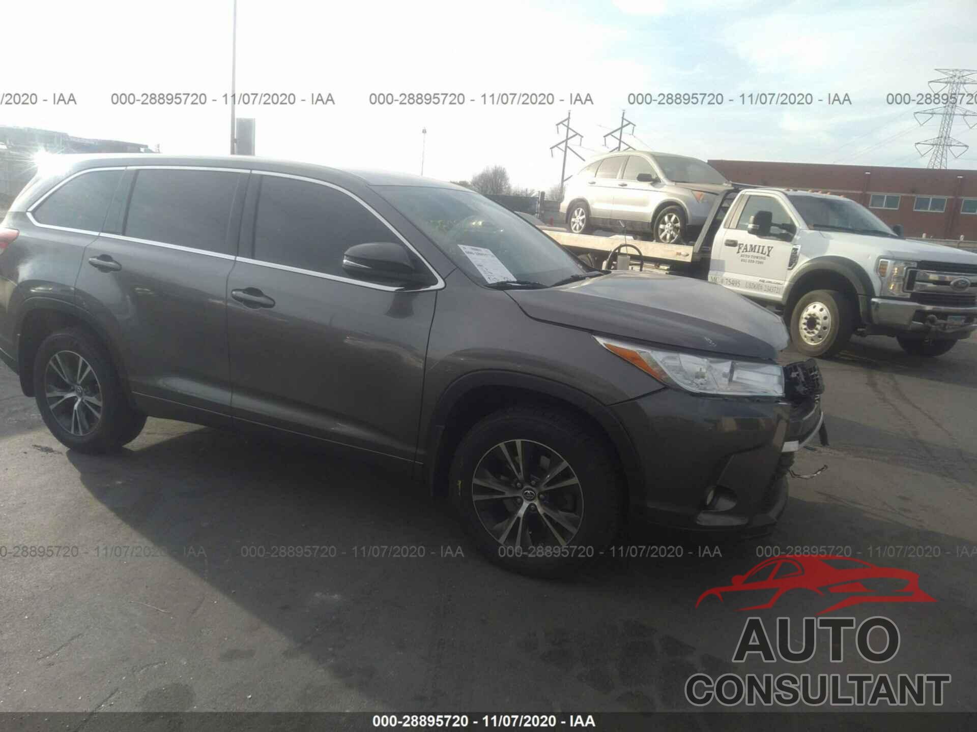 TOYOTA HIGHLANDER 2017 - 5TDBZRFHXHS362717