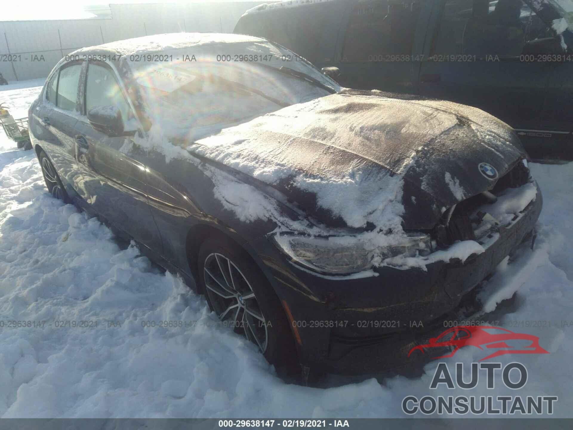 BMW 3 SERIES 2020 - 3MW5R7J0XL8B21757